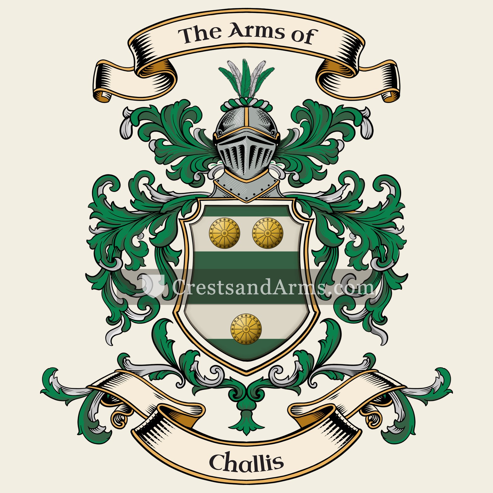 The Challis coat of arms