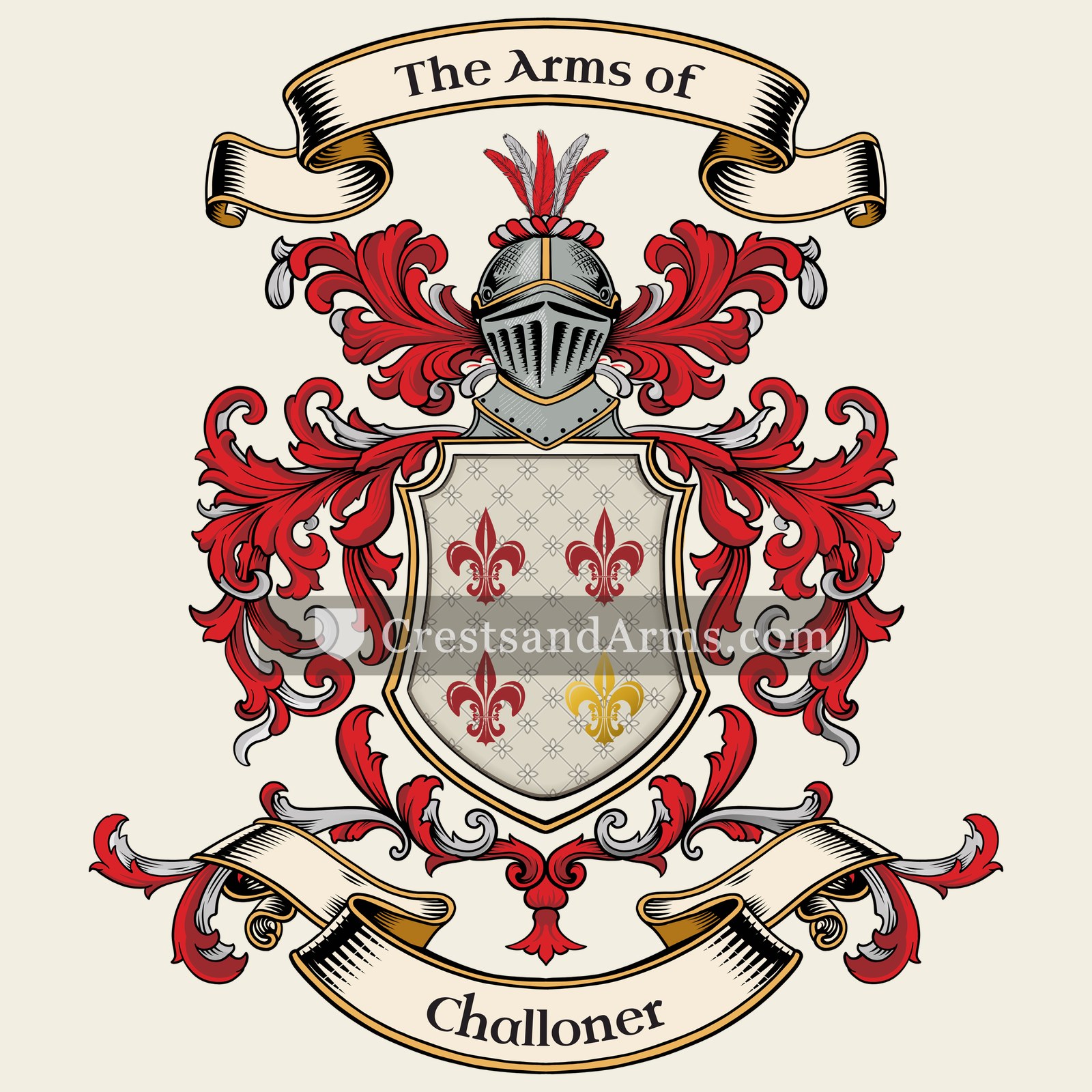 The Challoner coat of arms