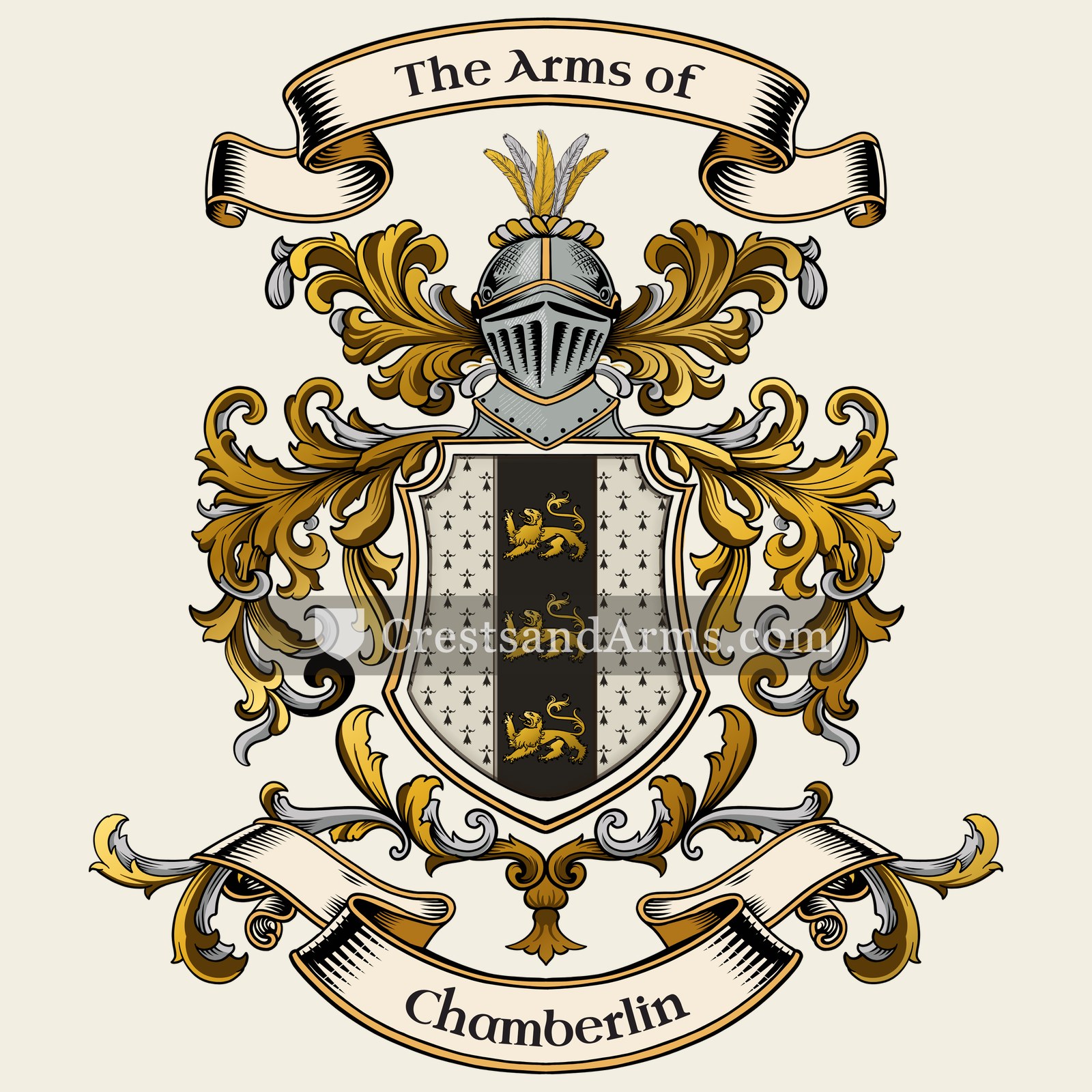 The Chamberlin coat of arms