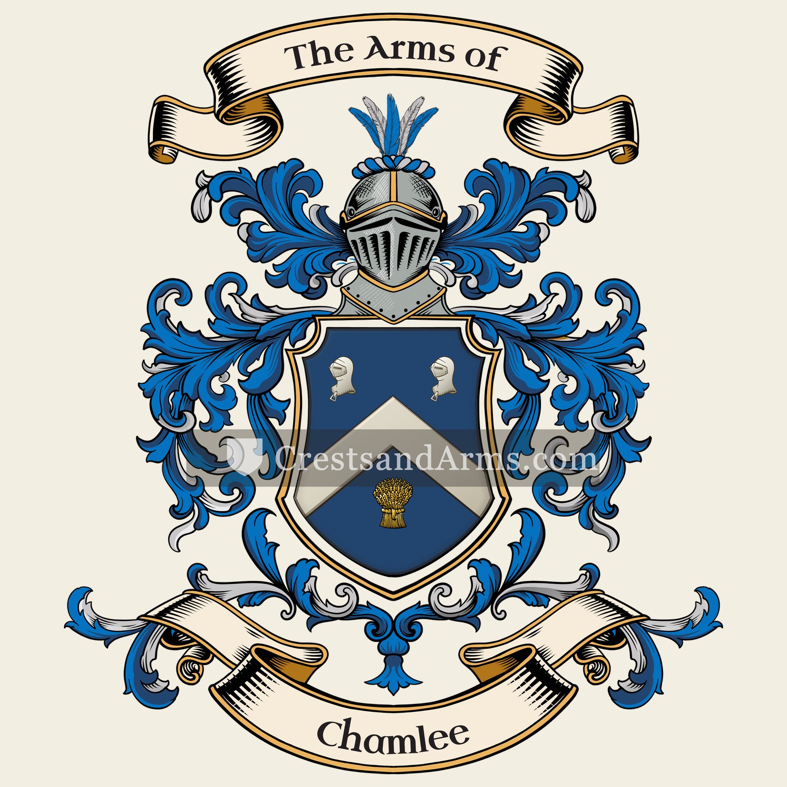 The Chamlee coat of arms