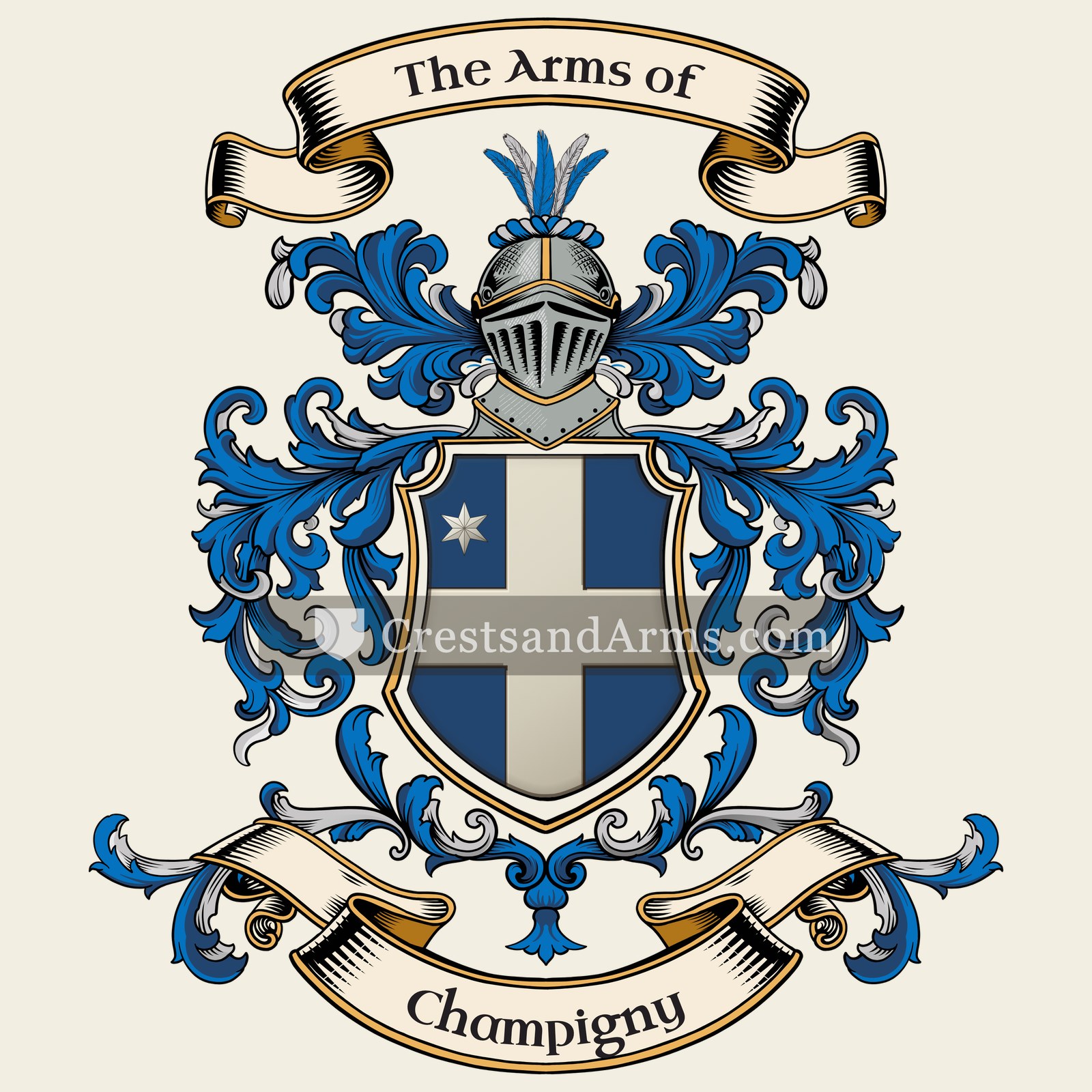 The Champigny coat of arms