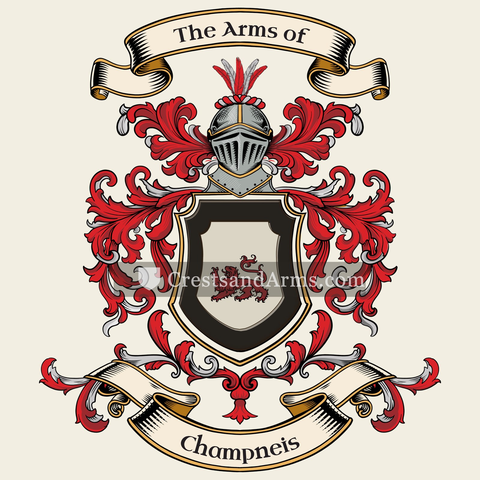The Champneis coat of arms