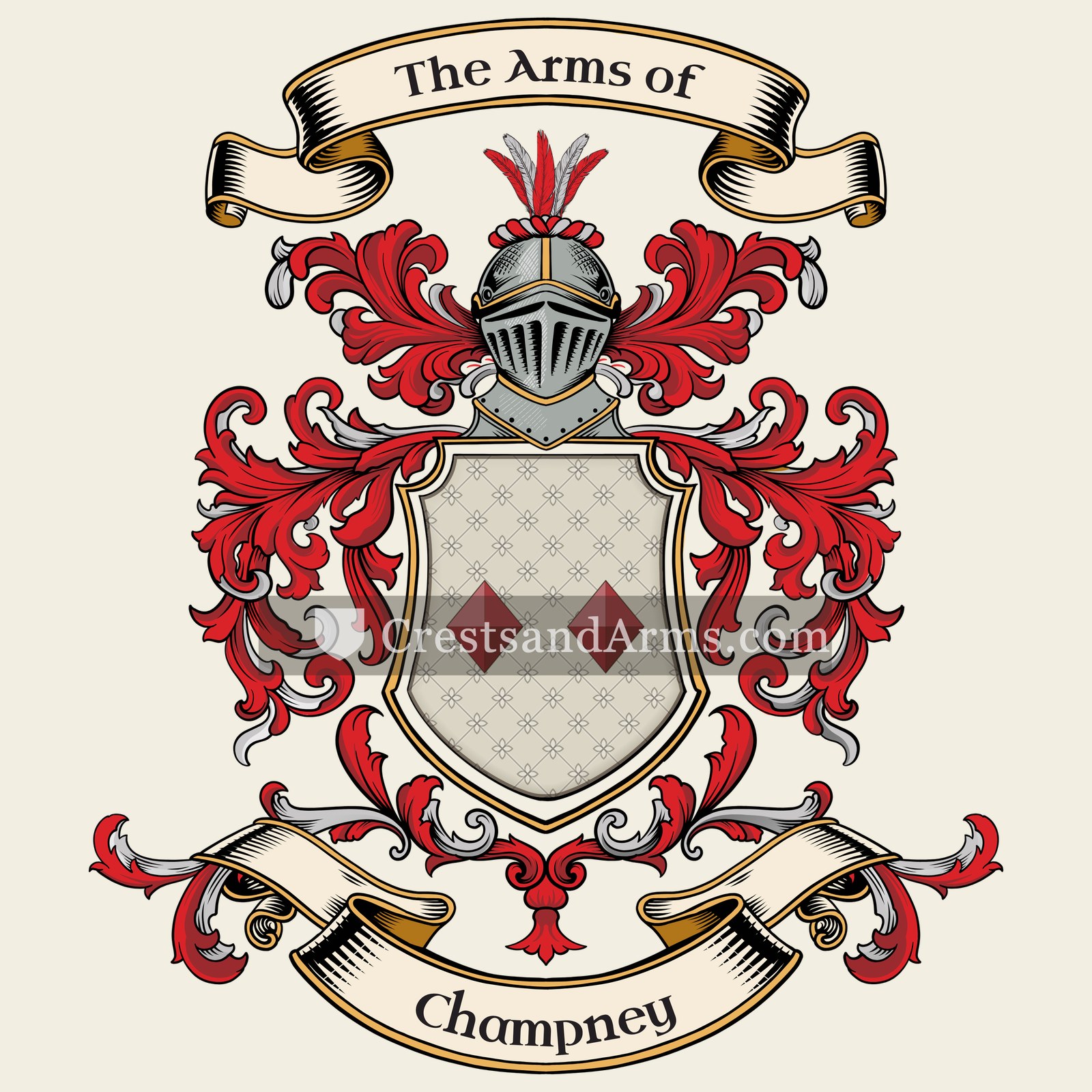 The Champney coat of arms