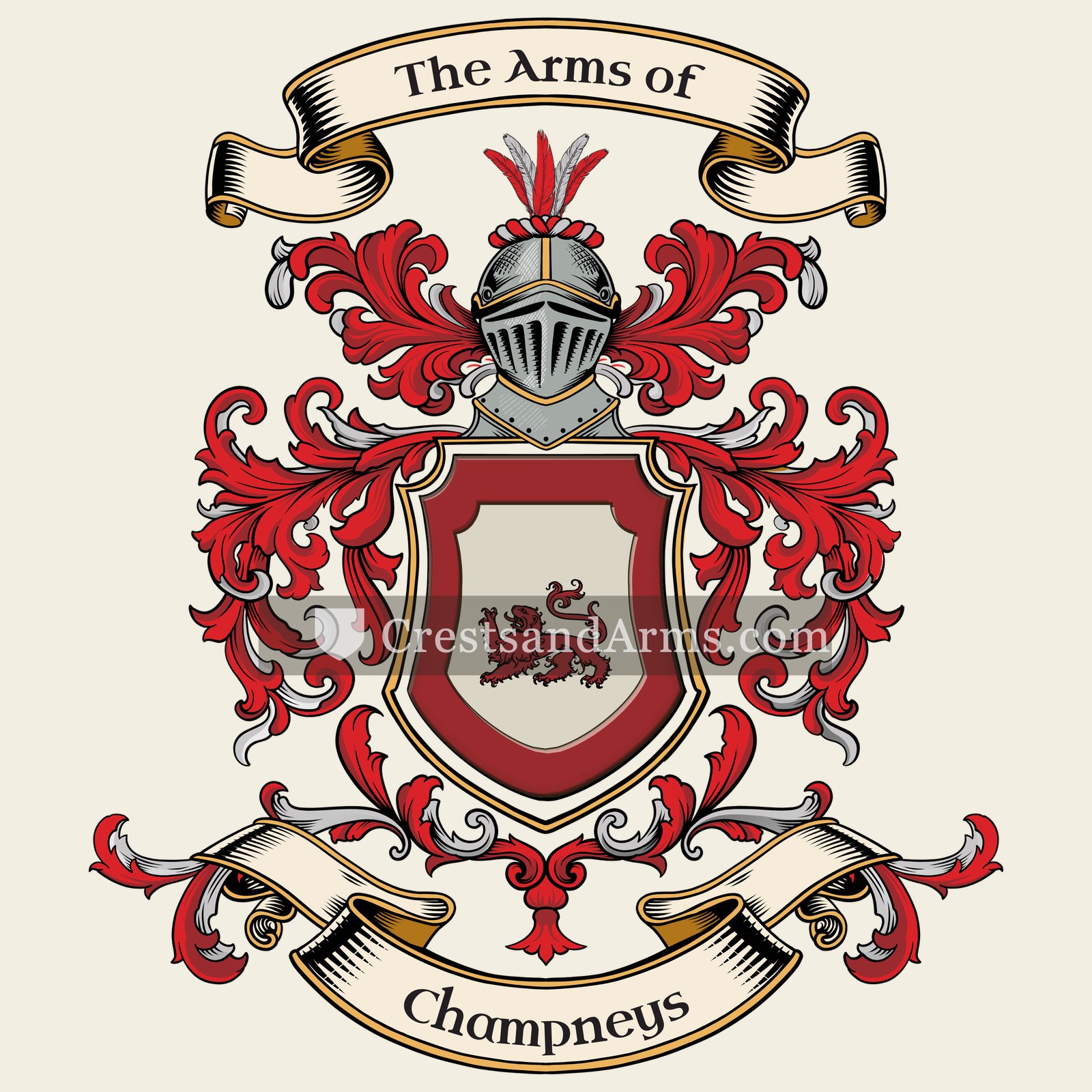 The Champneys coat of arms