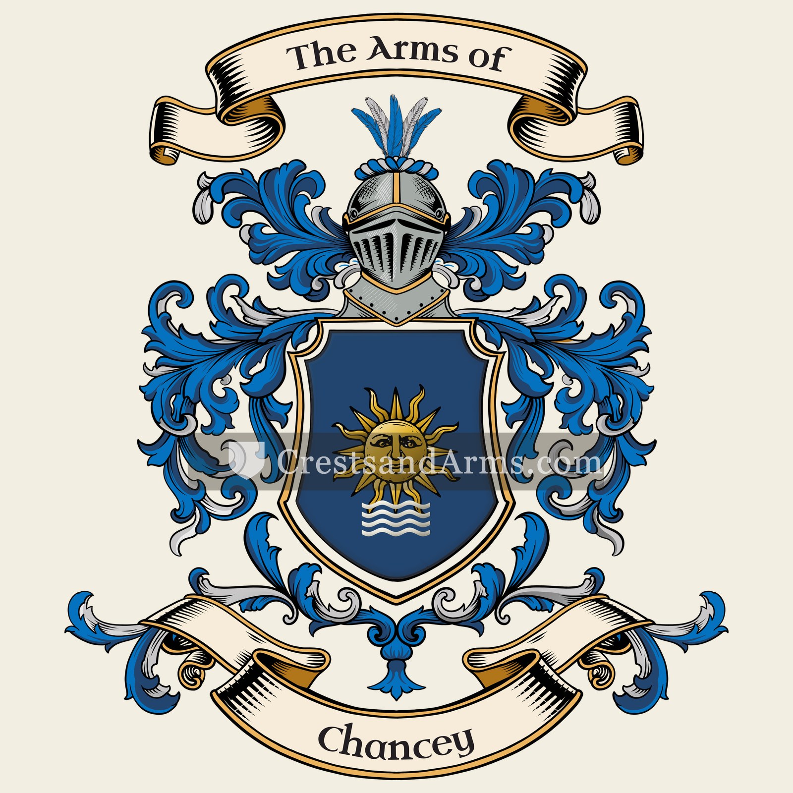 The Chancey coat of arms
