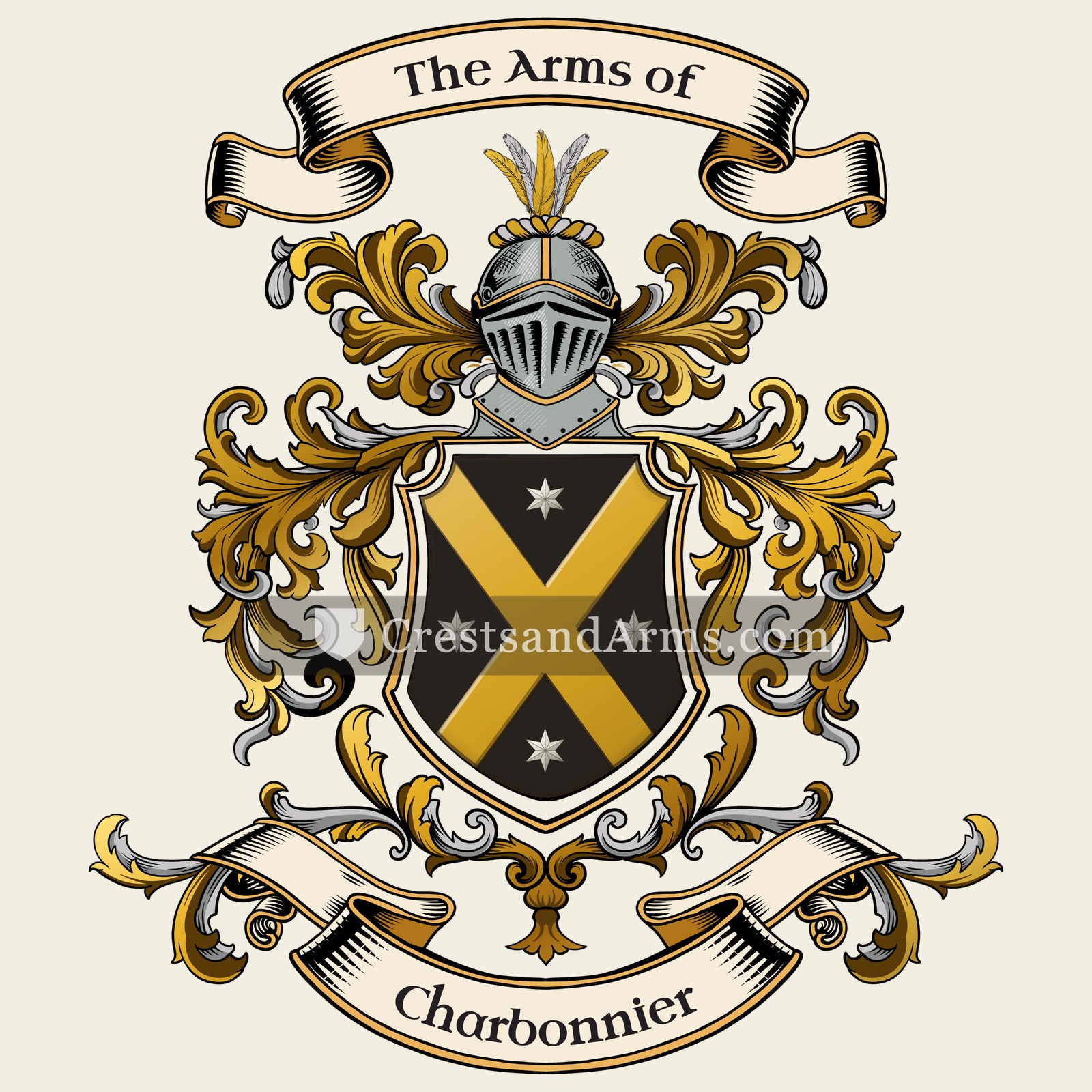 The Charbonnier coat of arms