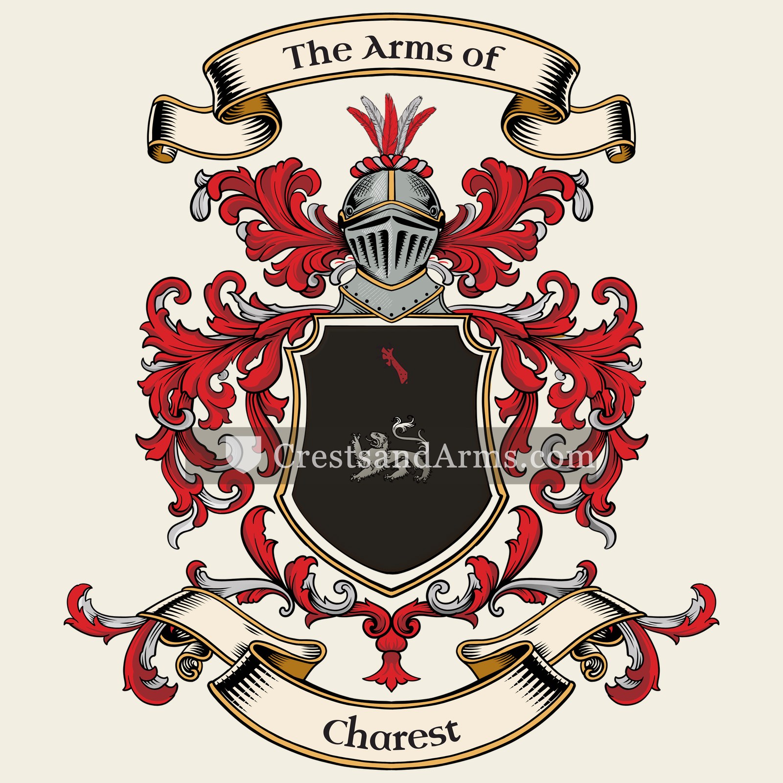 The Charest coat of arms