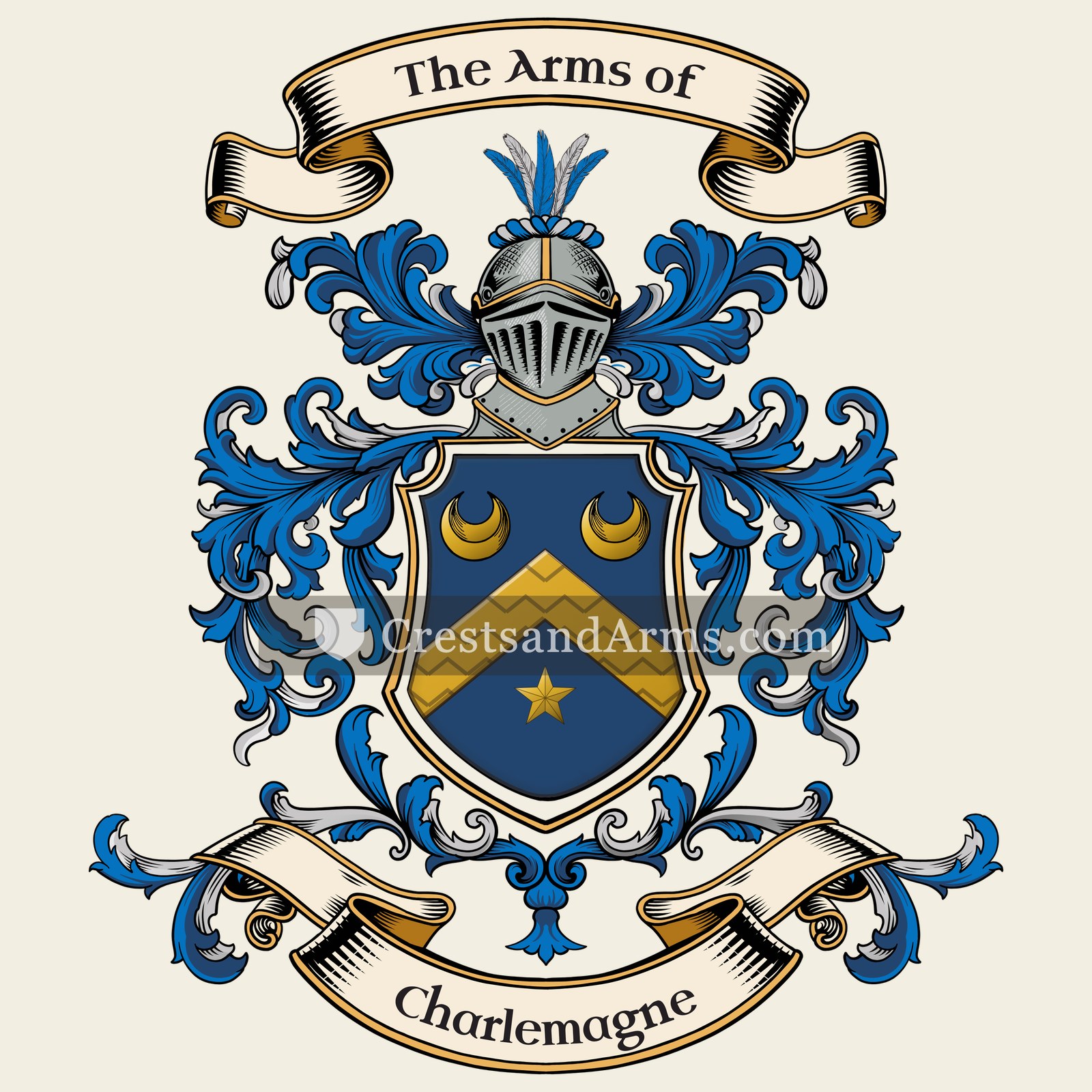 The Charlemagne coat of arms