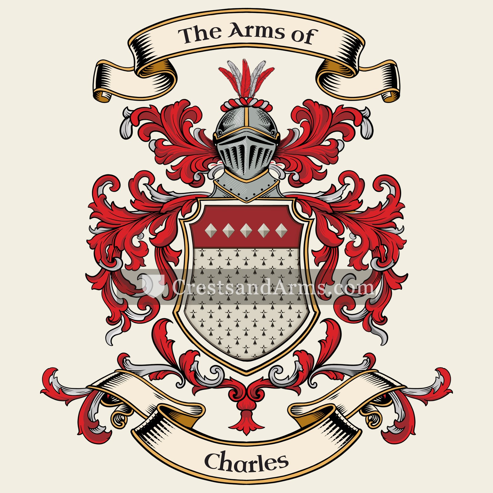 The Charles coat of arms