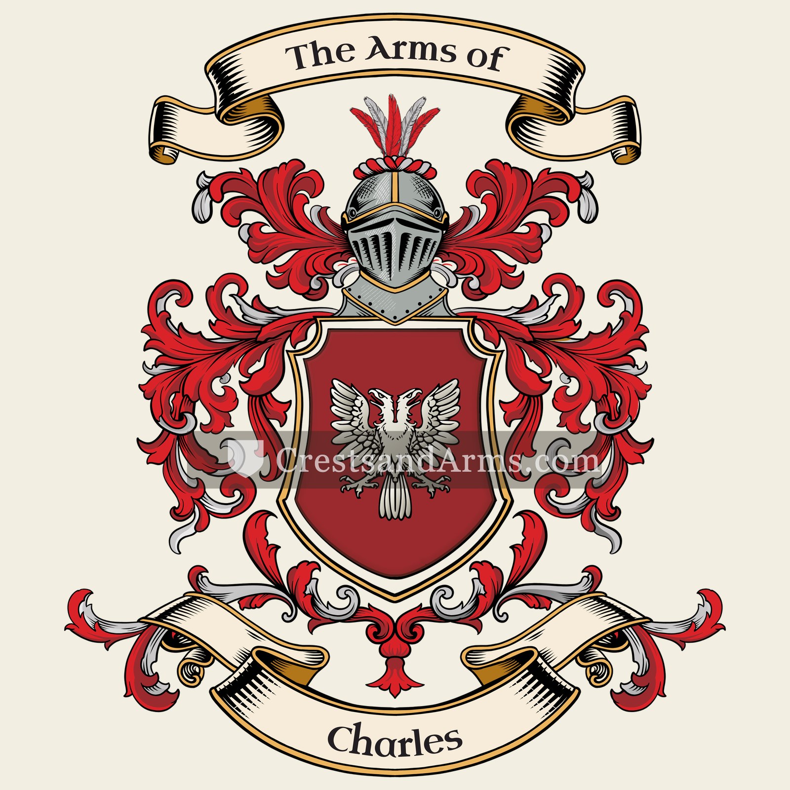 The Charles coat of arms