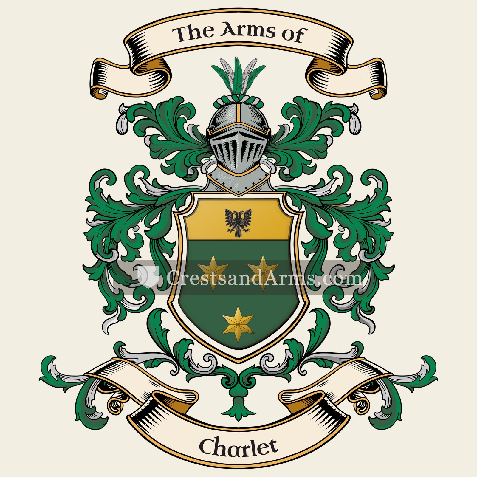 The Charlet coat of arms
