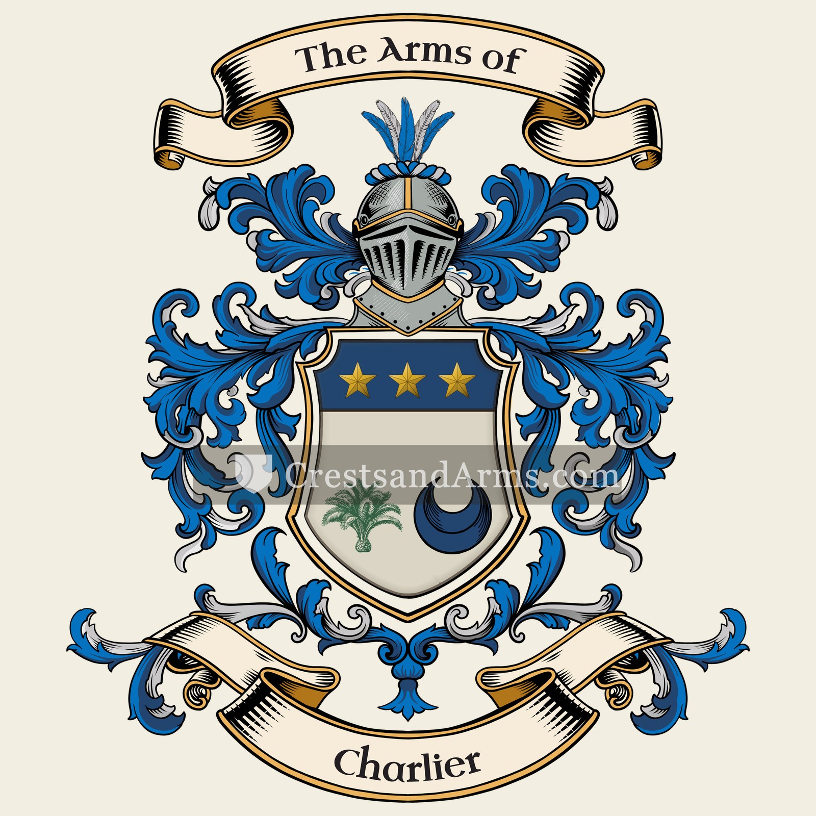The Charlier coat of arms