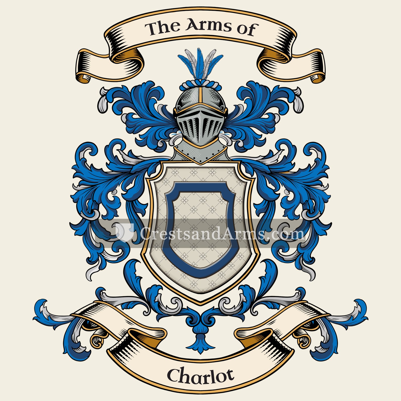 The Charlot coat of arms