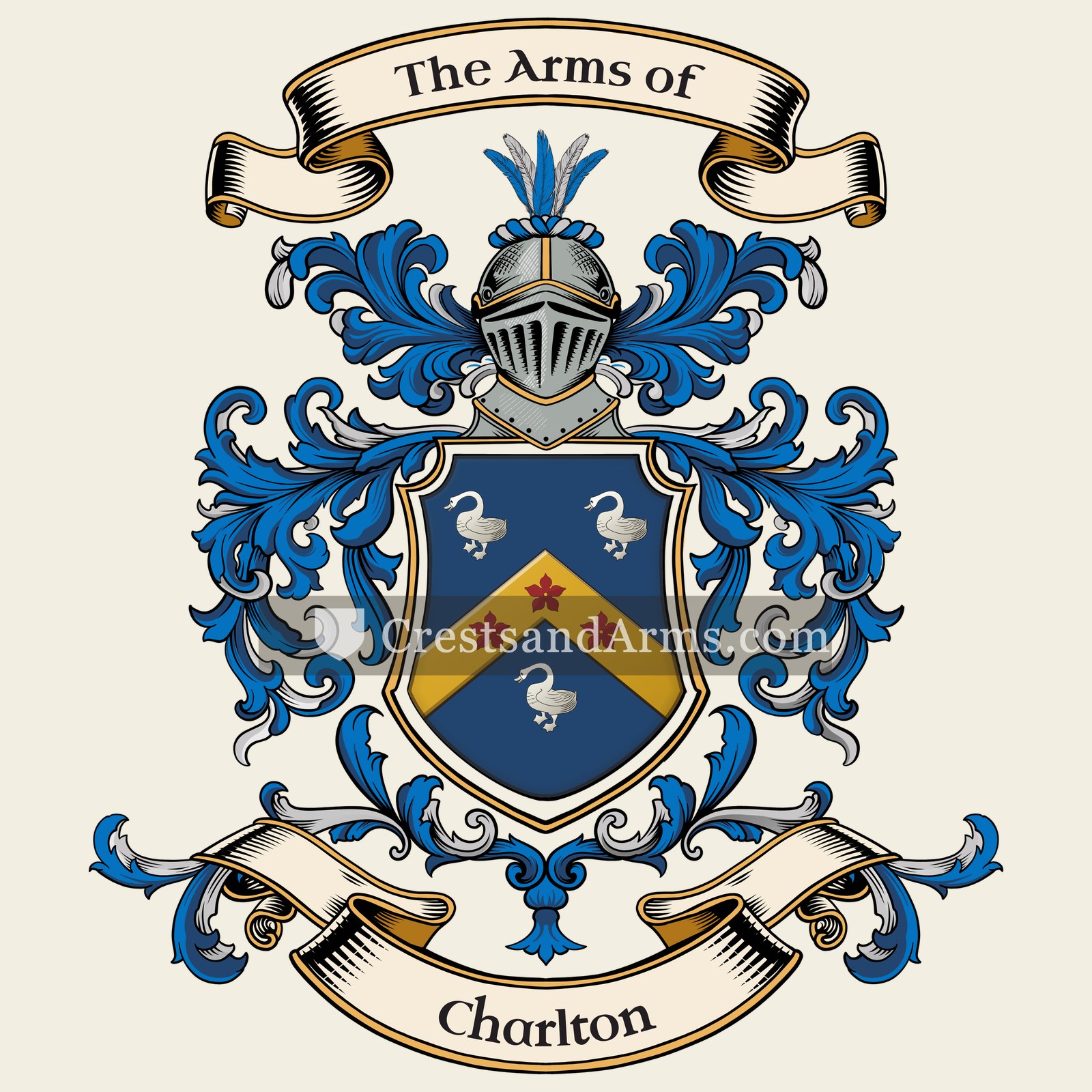 The Charlton coat of arms