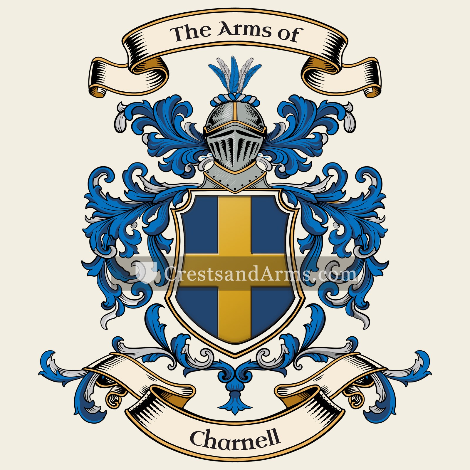 The Charnell coat of arms