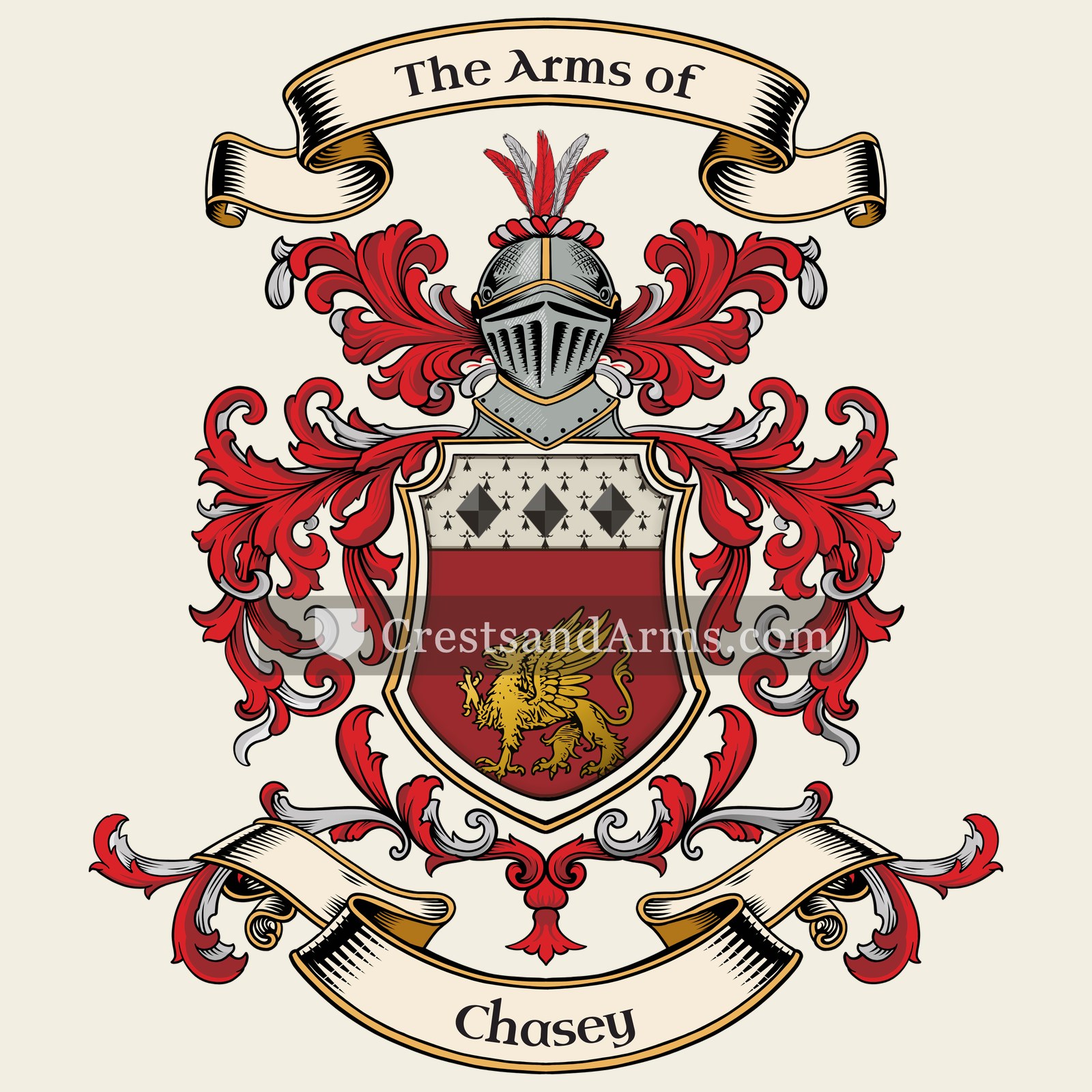 The Chasey coat of arms