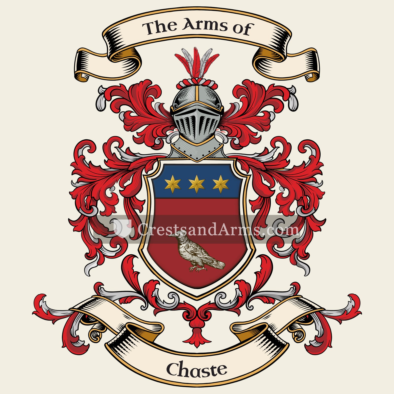 The Chaste coat of arms
