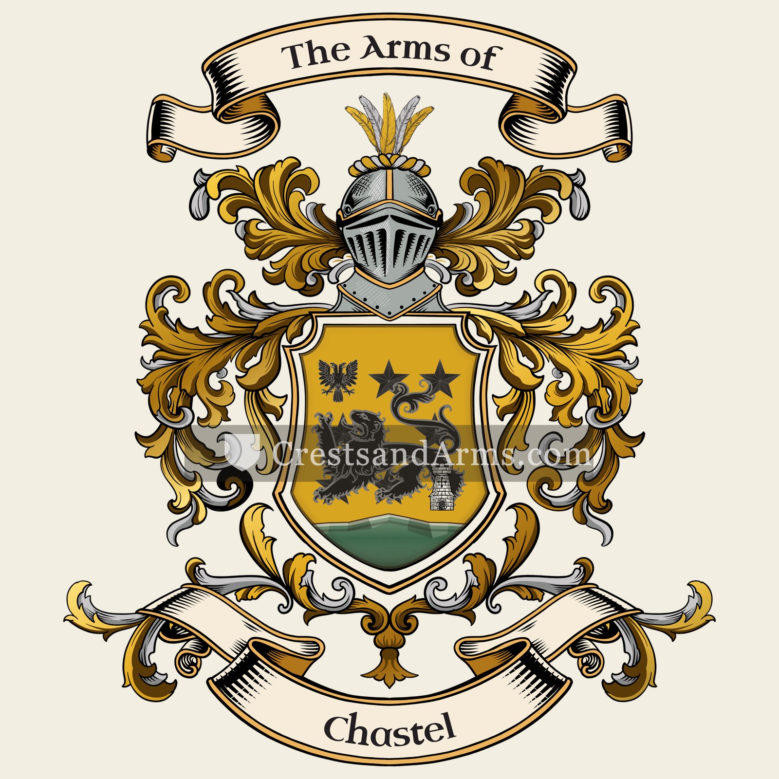 The Chastel coat of arms