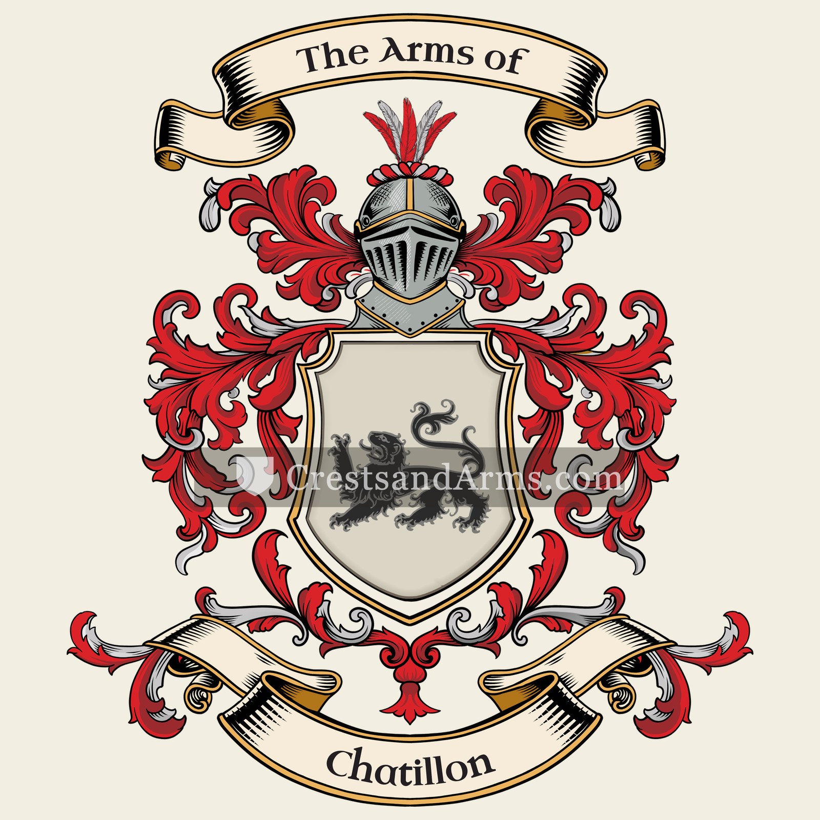 The Chatillon coat of arms
