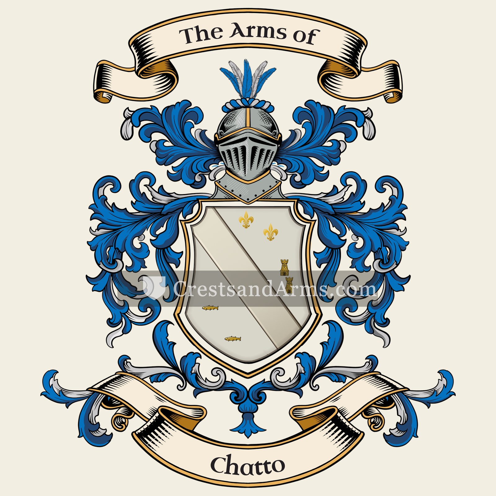 The Chatto coat of arms