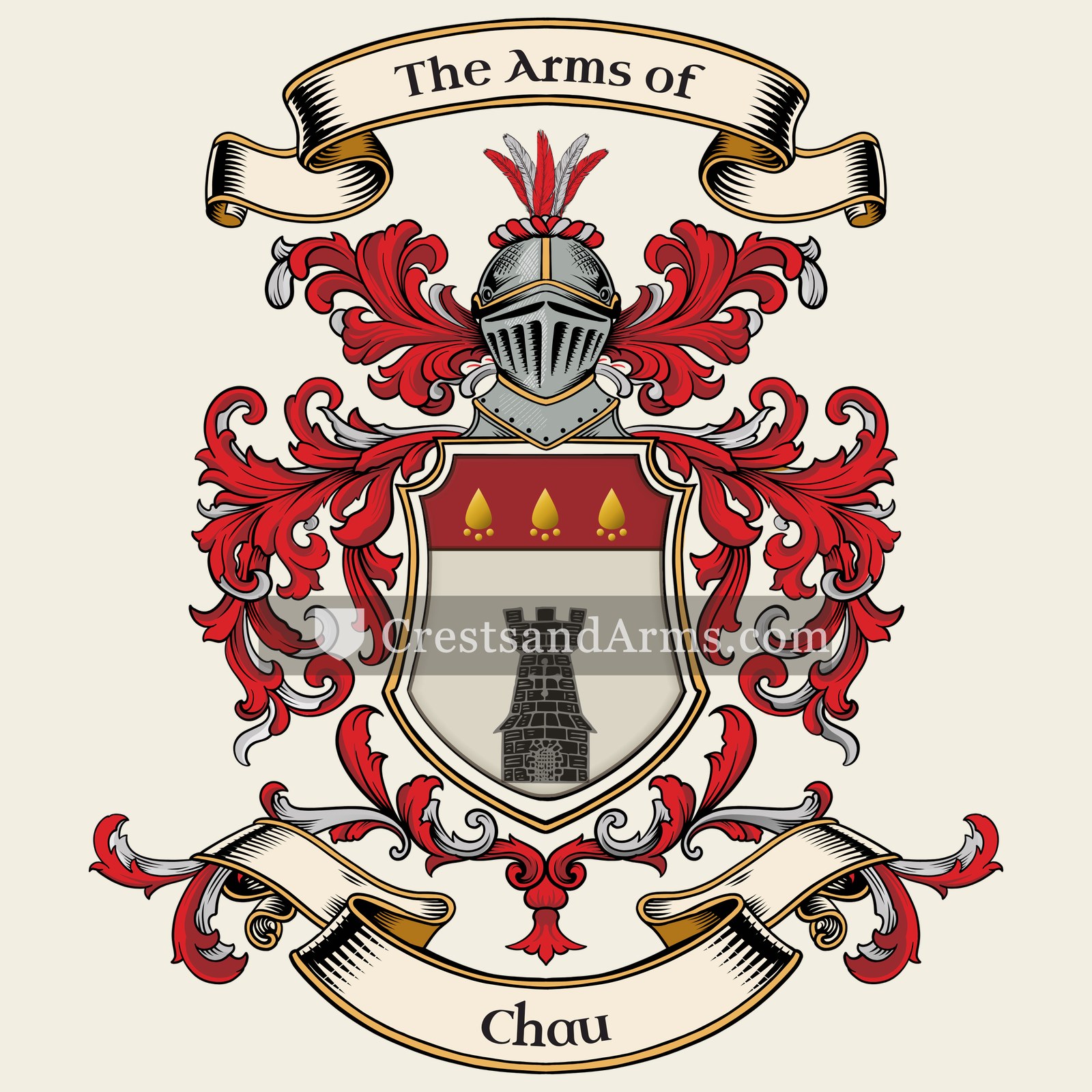 The Chau coat of arms