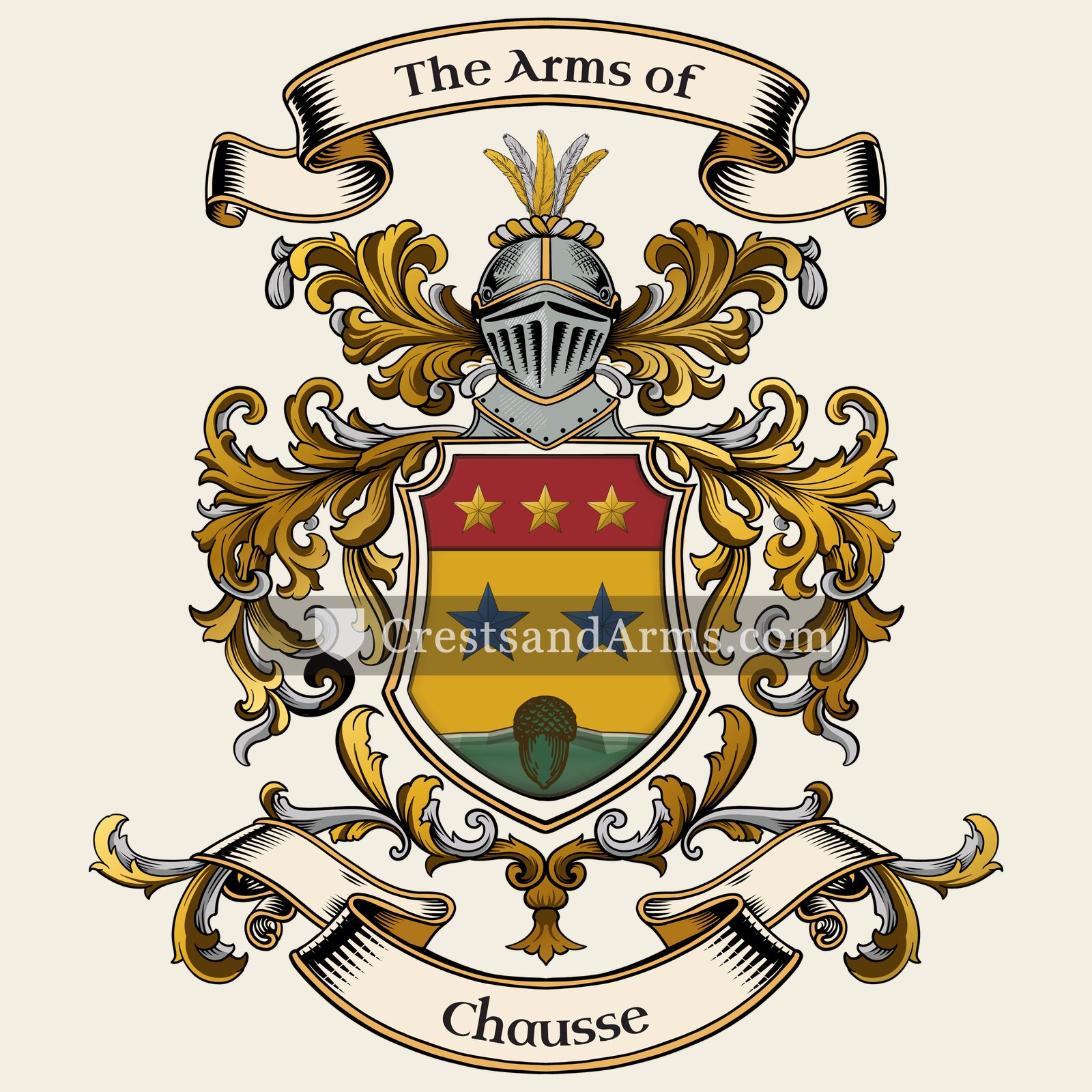 The Chausse coat of arms