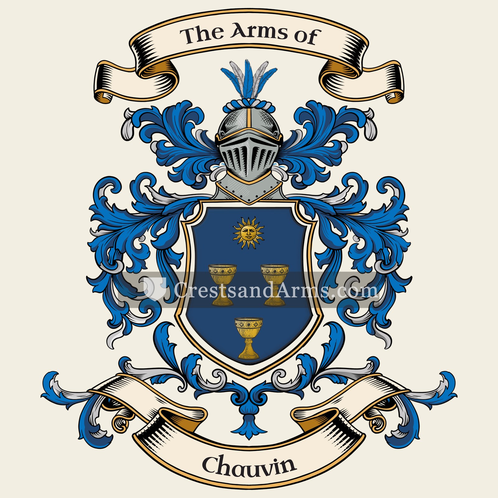 The Chauvin coat of arms