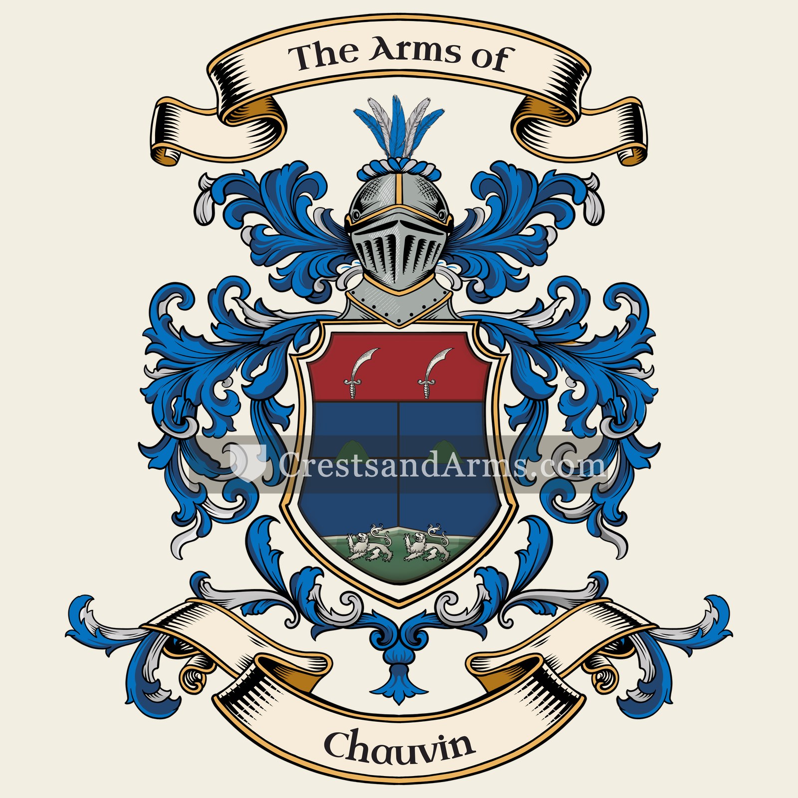 The Chauvin coat of arms