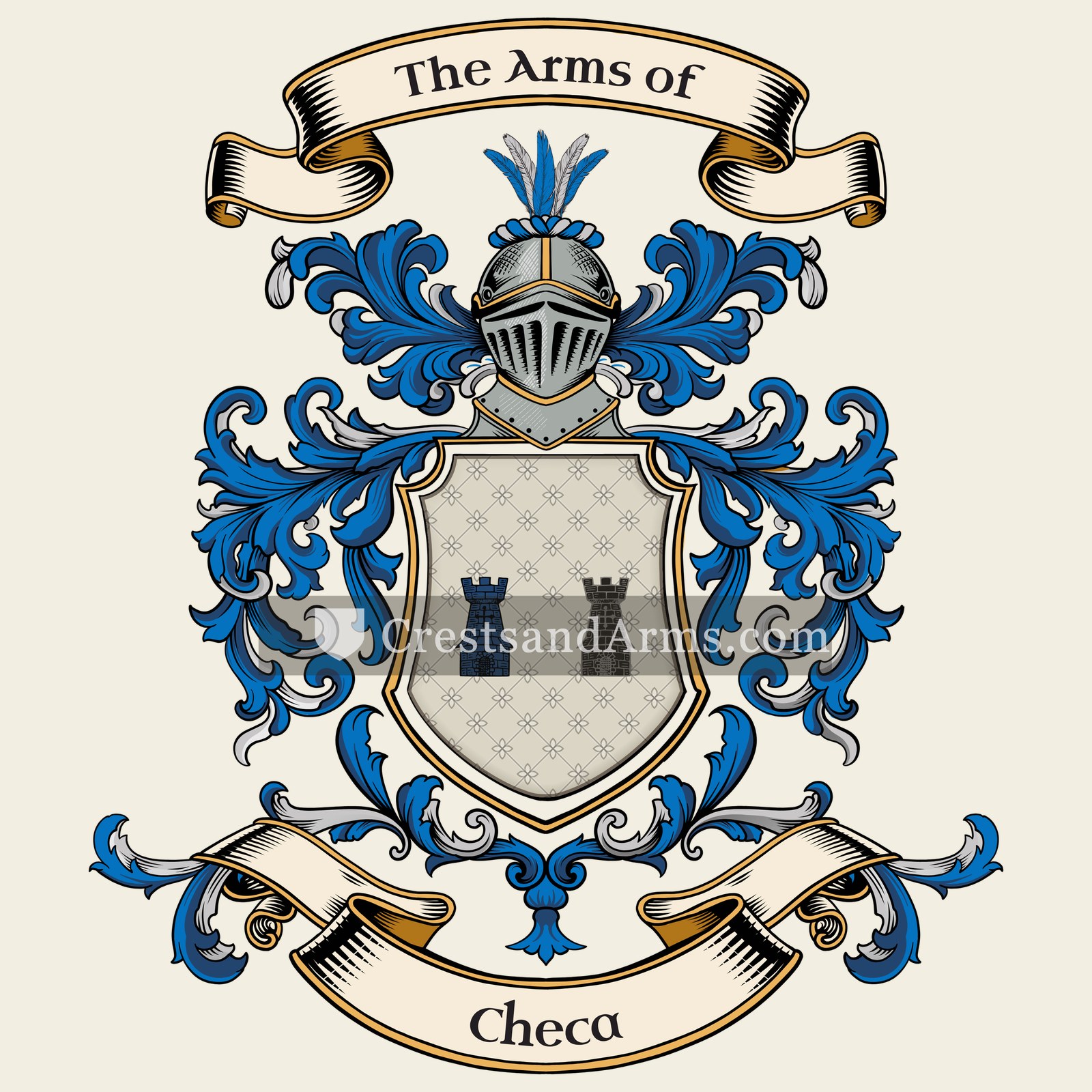 The Checa coat of arms