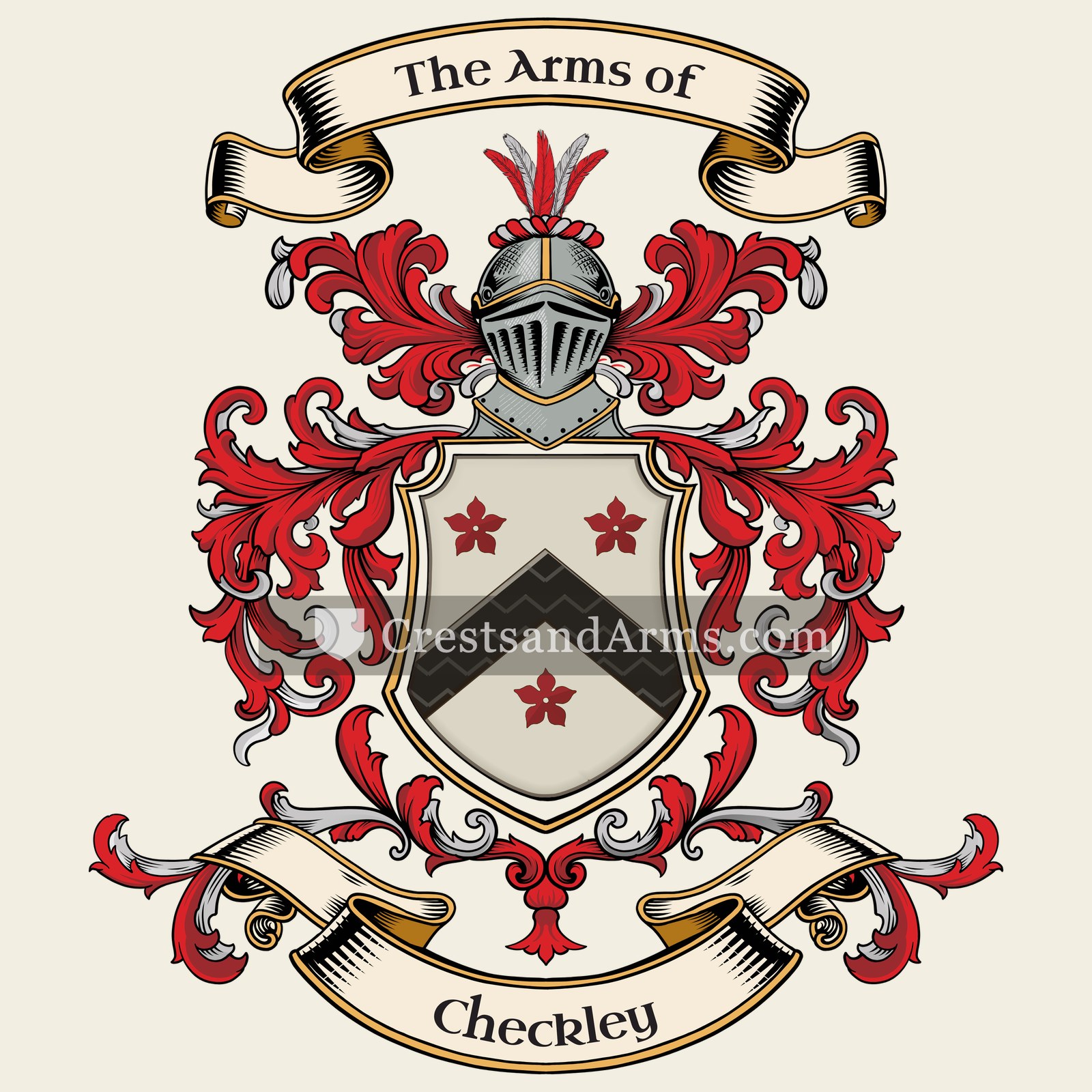 The Checkley coat of arms