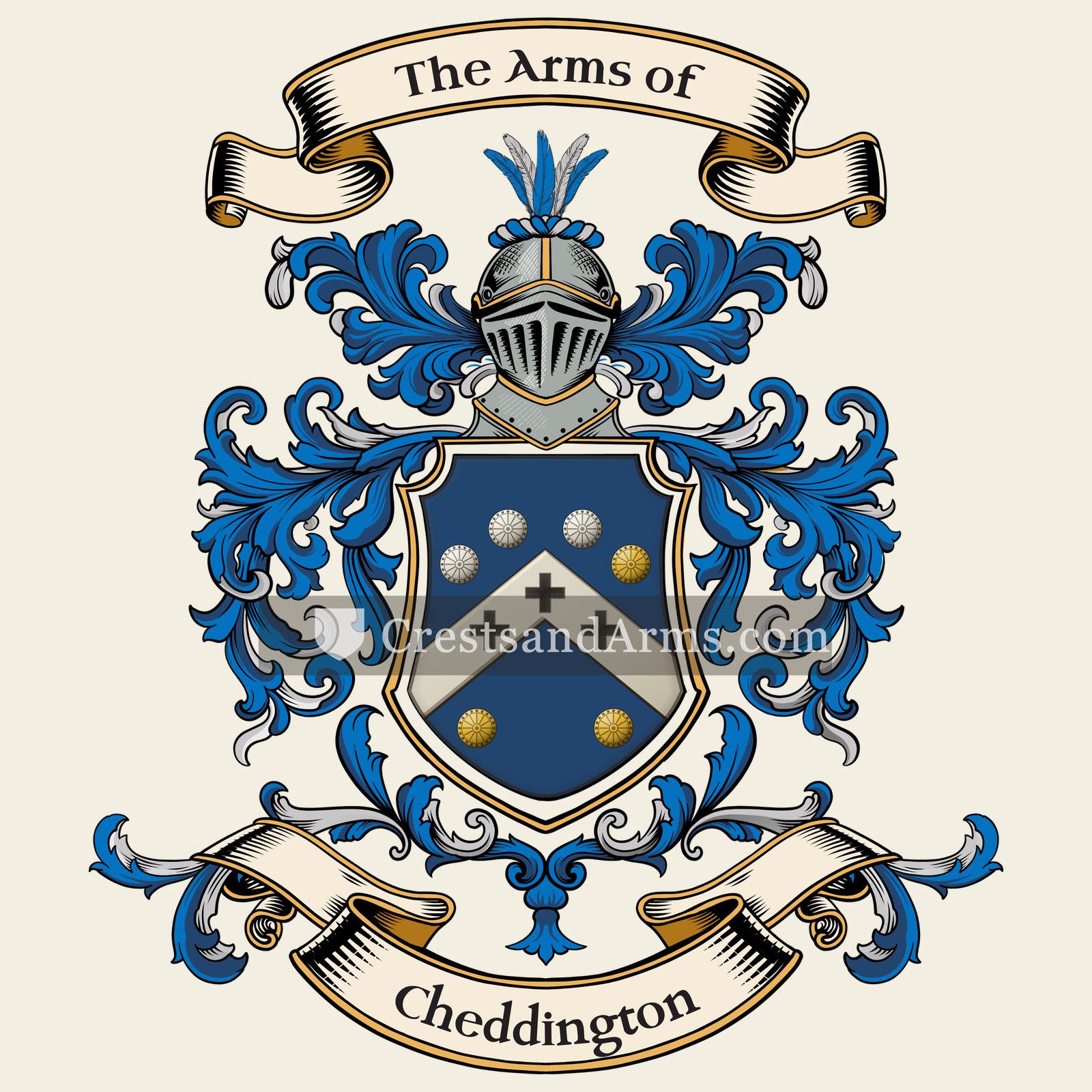 The Cheddington coat of arms