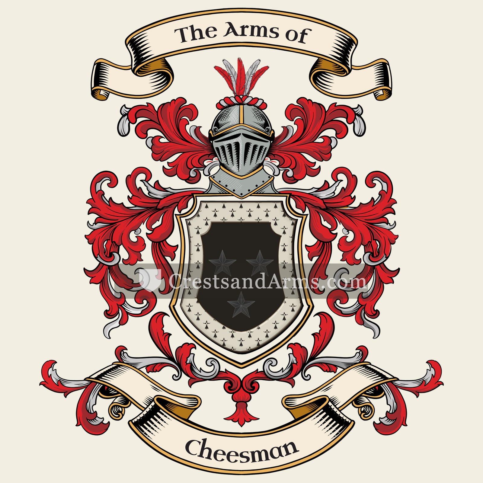 The Cheesman coat of arms
