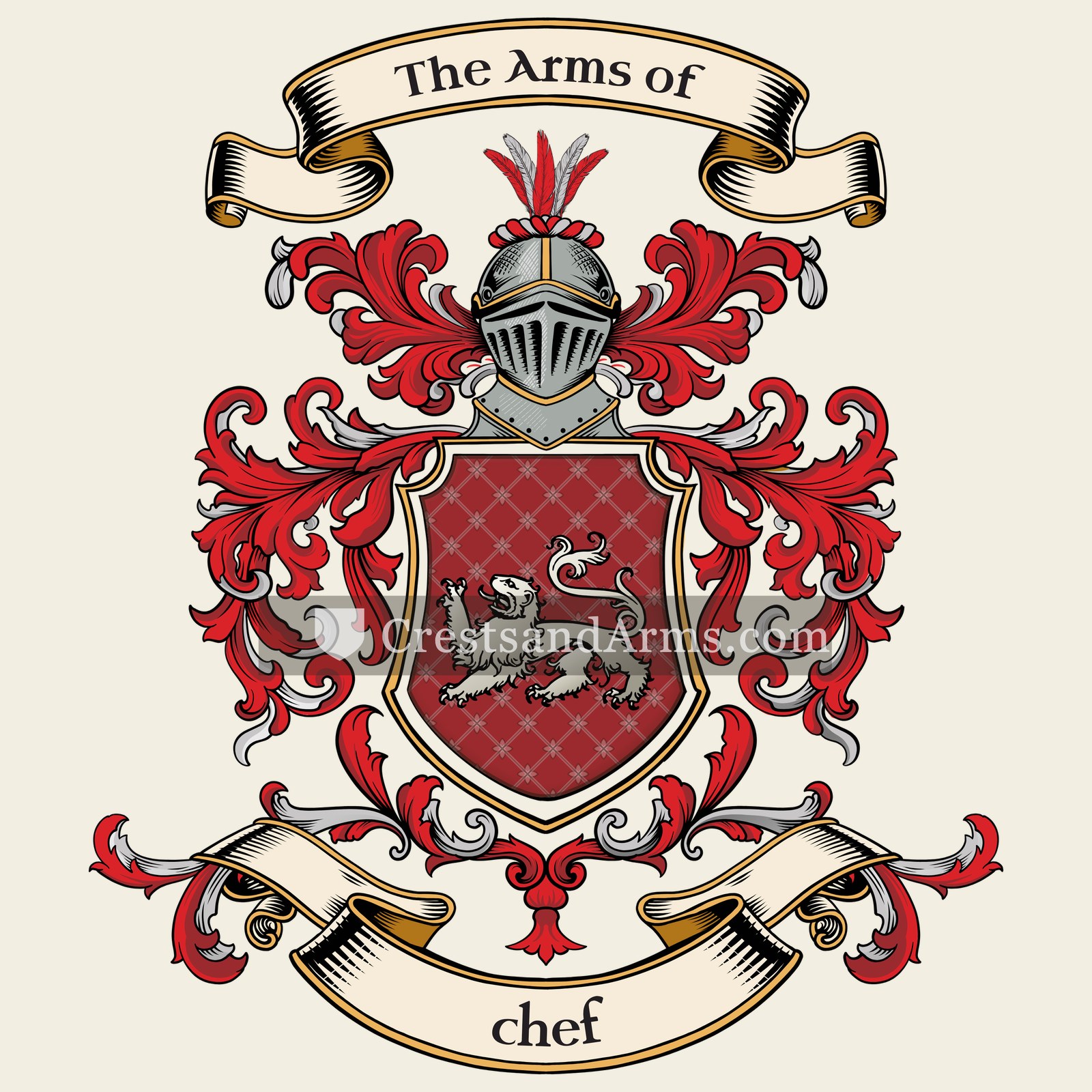 The chef coat of arms