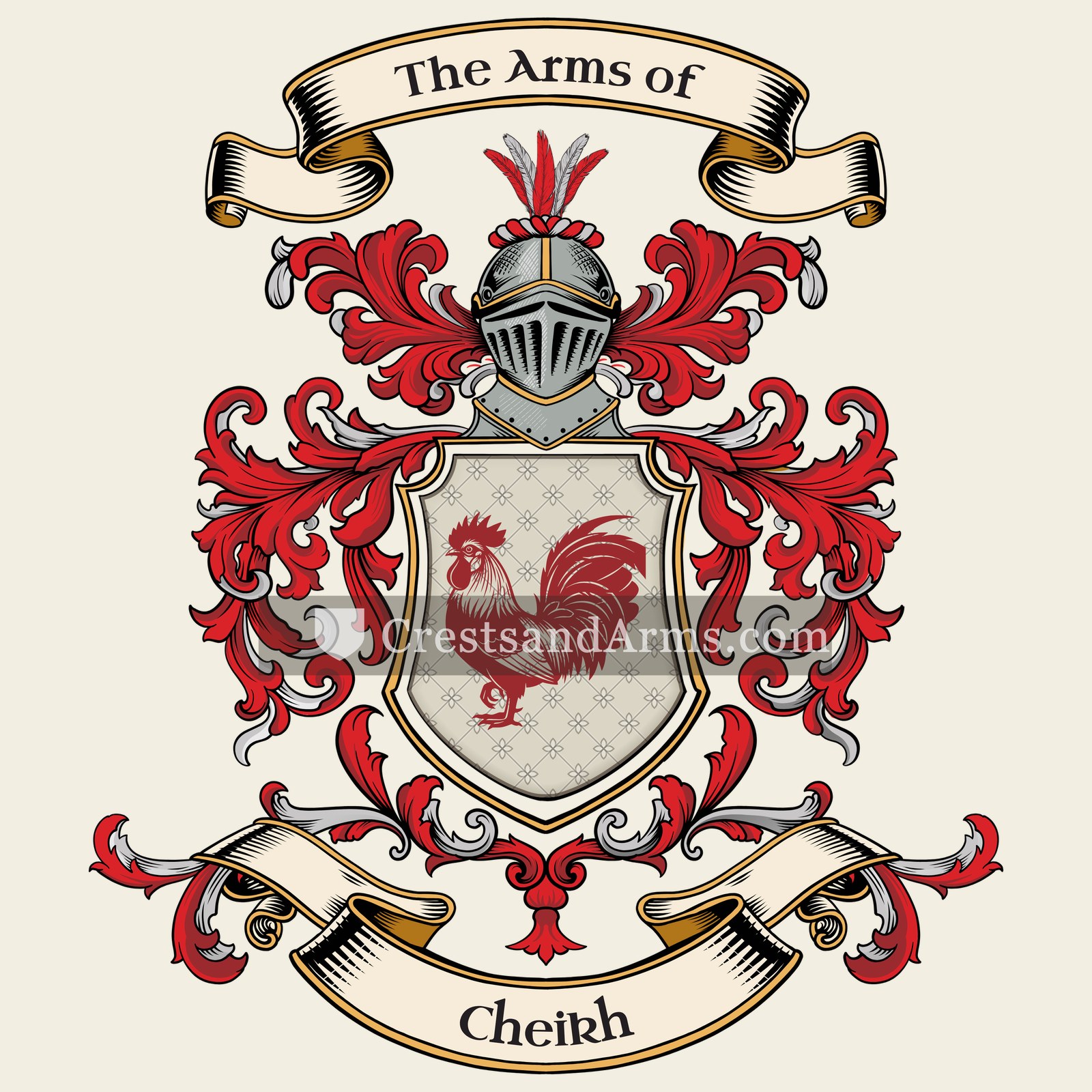 The Cheikh coat of arms
