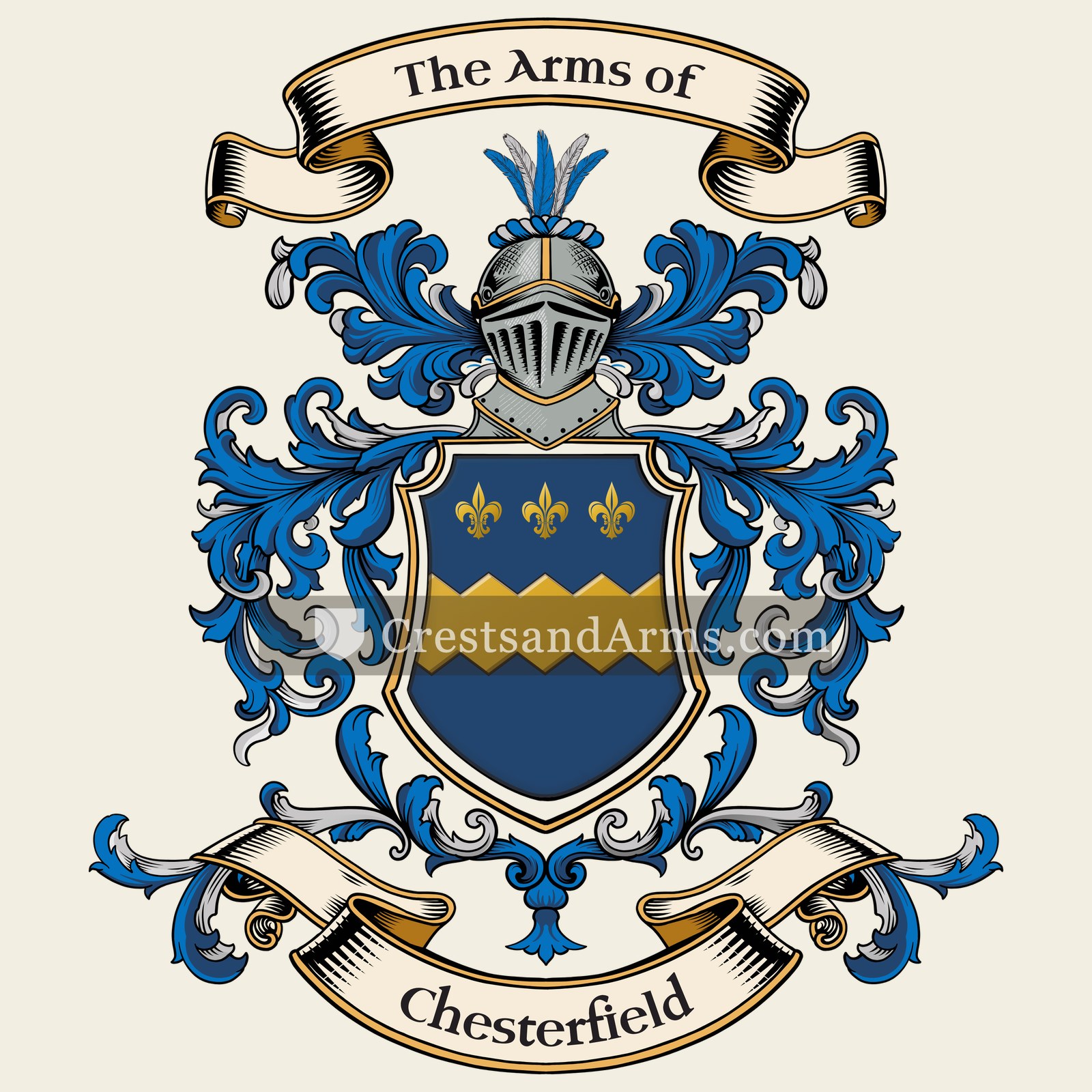 The Chesterfield coat of arms