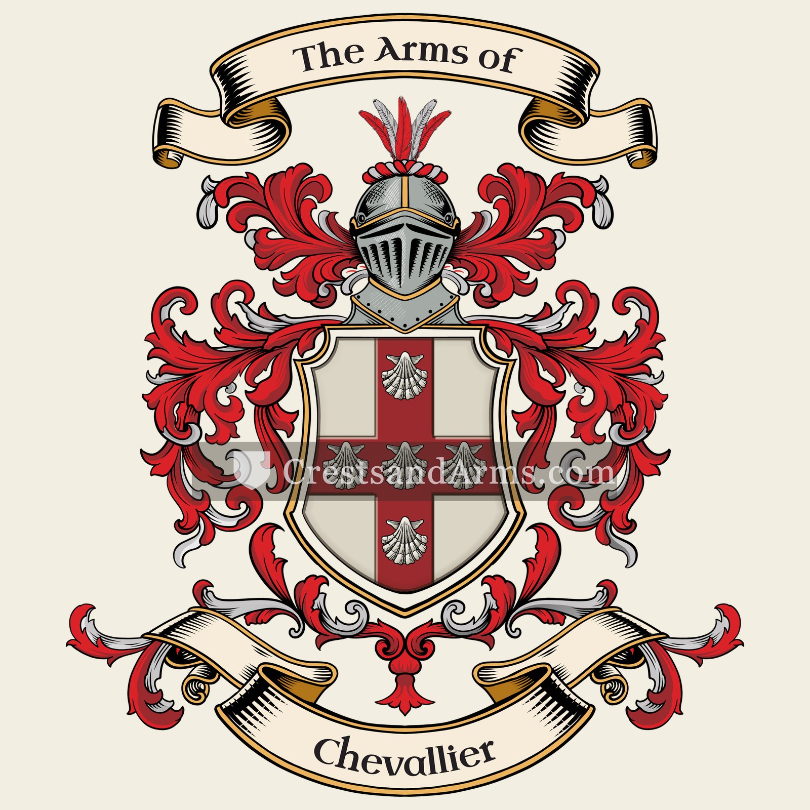 The Chevallier coat of arms