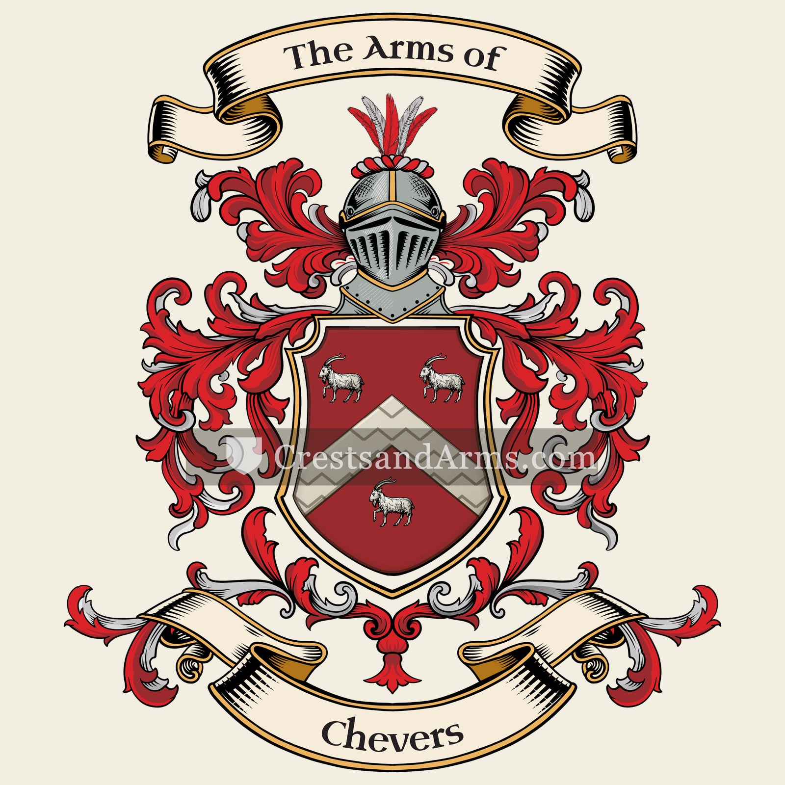 The Chevers coat of arms