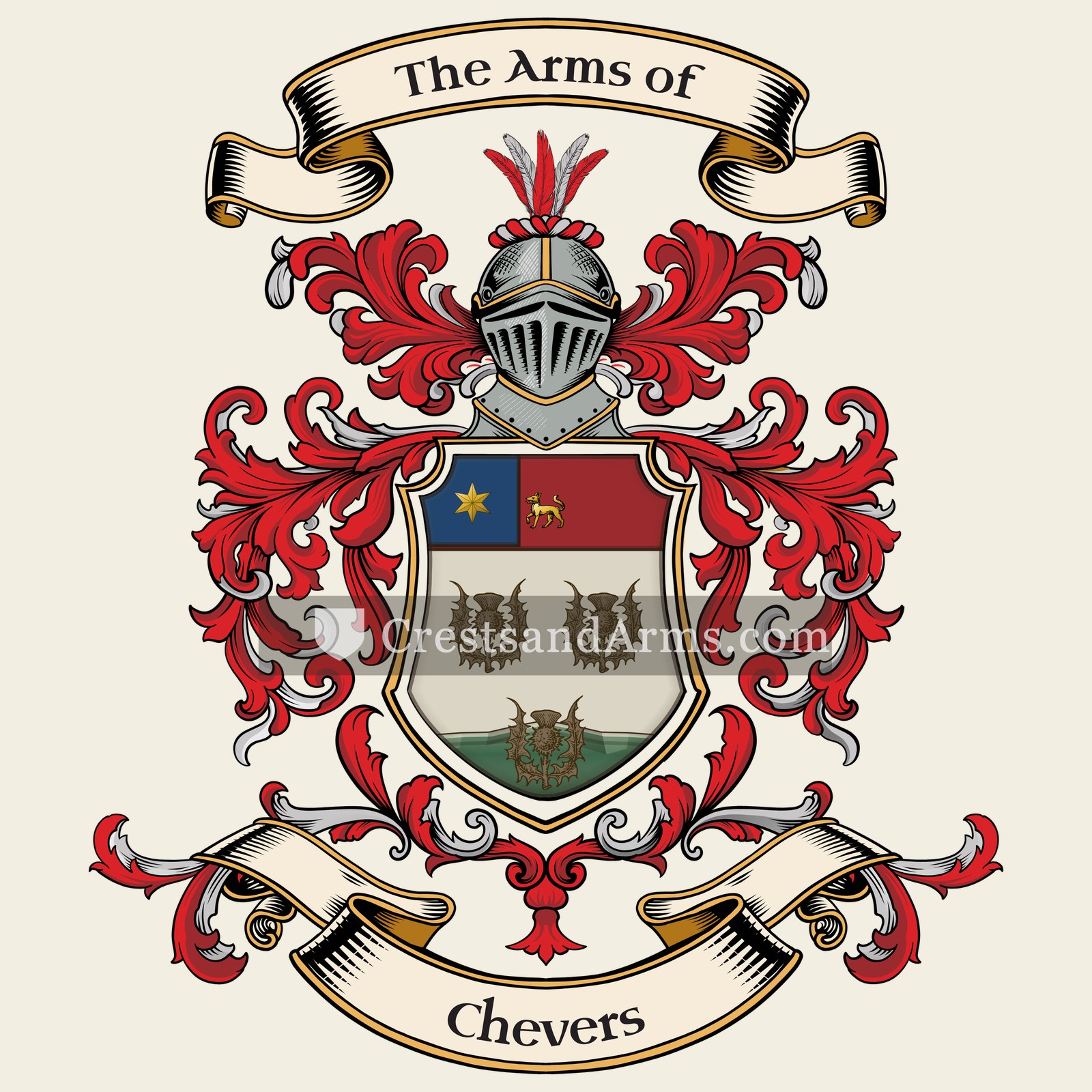 The Chevers coat of arms