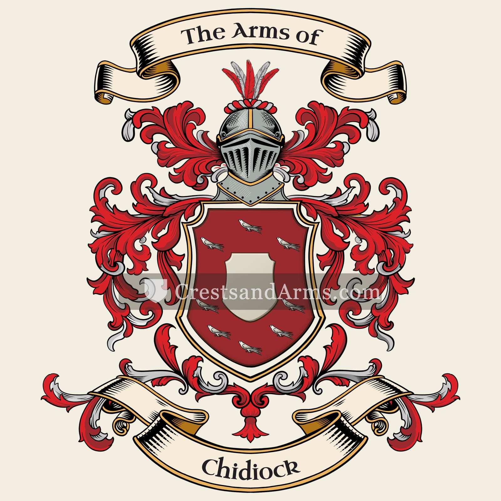 The Chidiock coat of arms