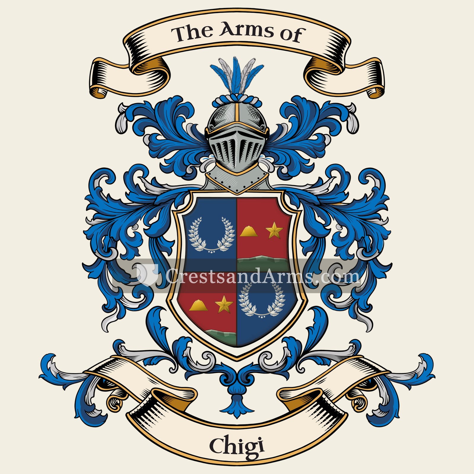 The Chigi coat of arms
