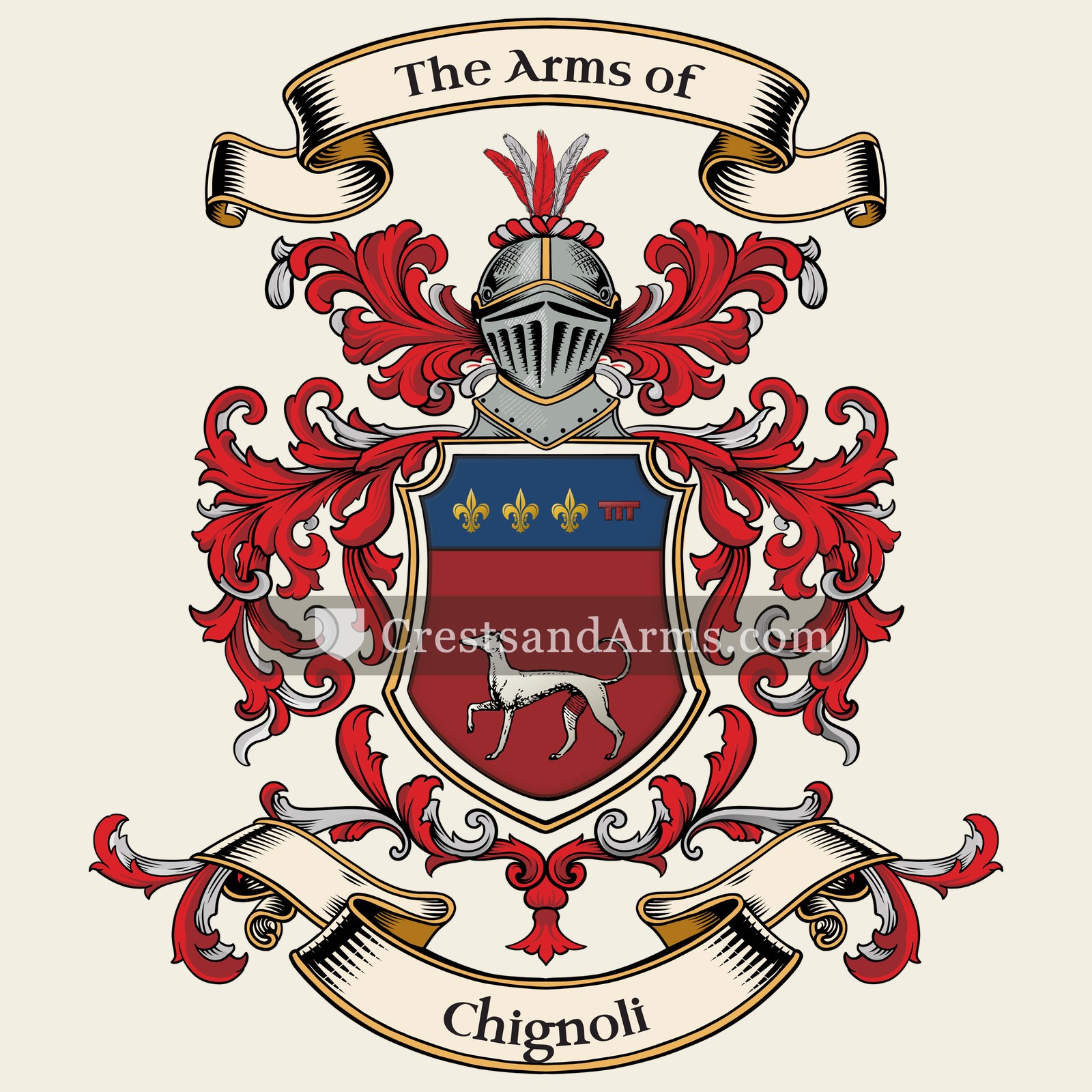 The Chignoli coat of arms