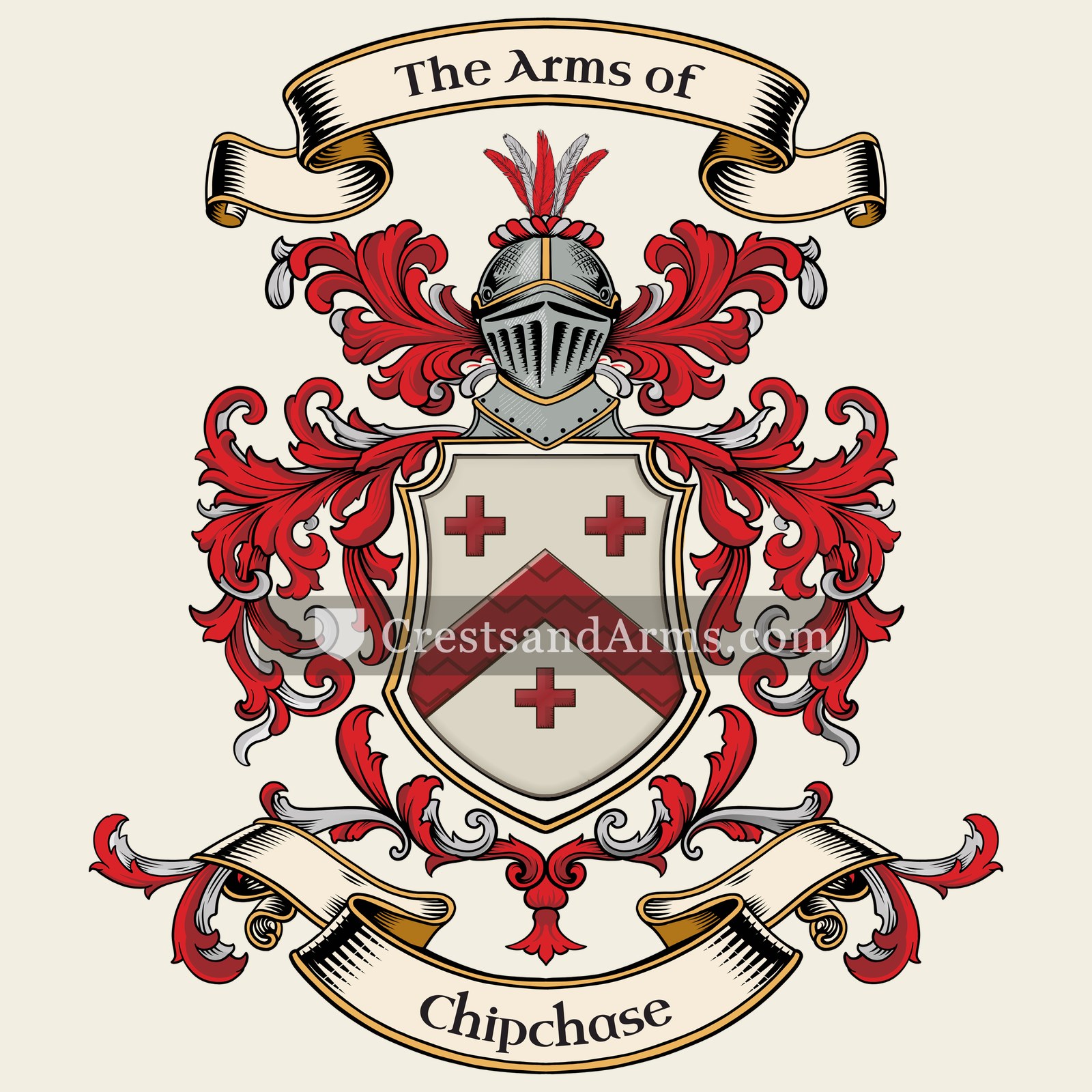 The Chipchase coat of arms