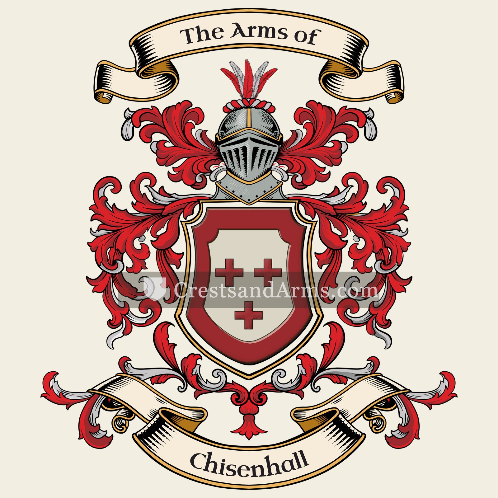 The Chisenhall coat of arms