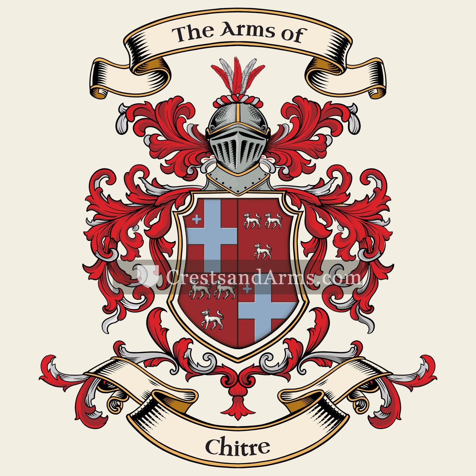The Chitre coat of arms