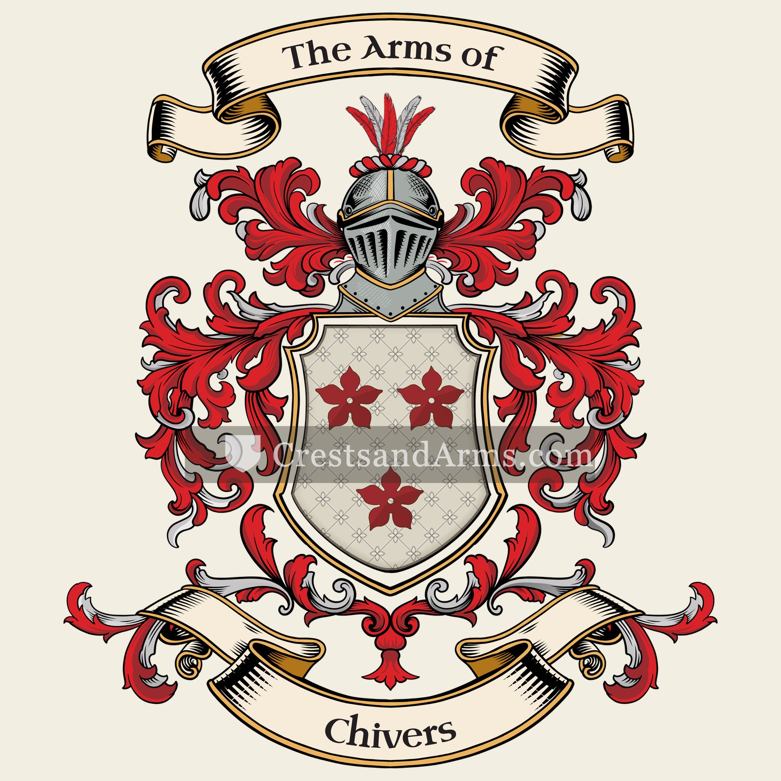 The Chivers coat of arms