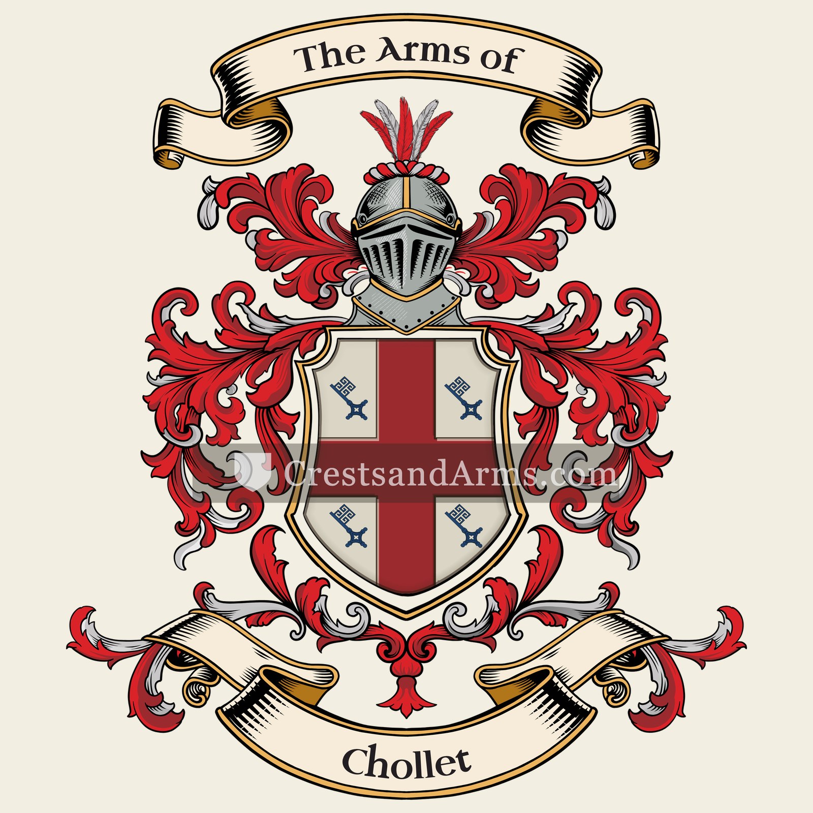 The Chollet coat of arms