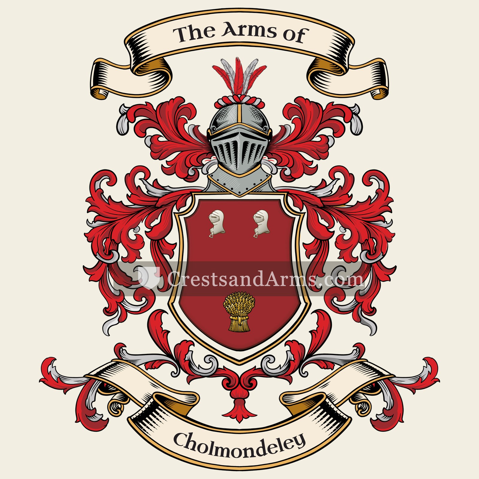 The Cholmondeley coat of arms