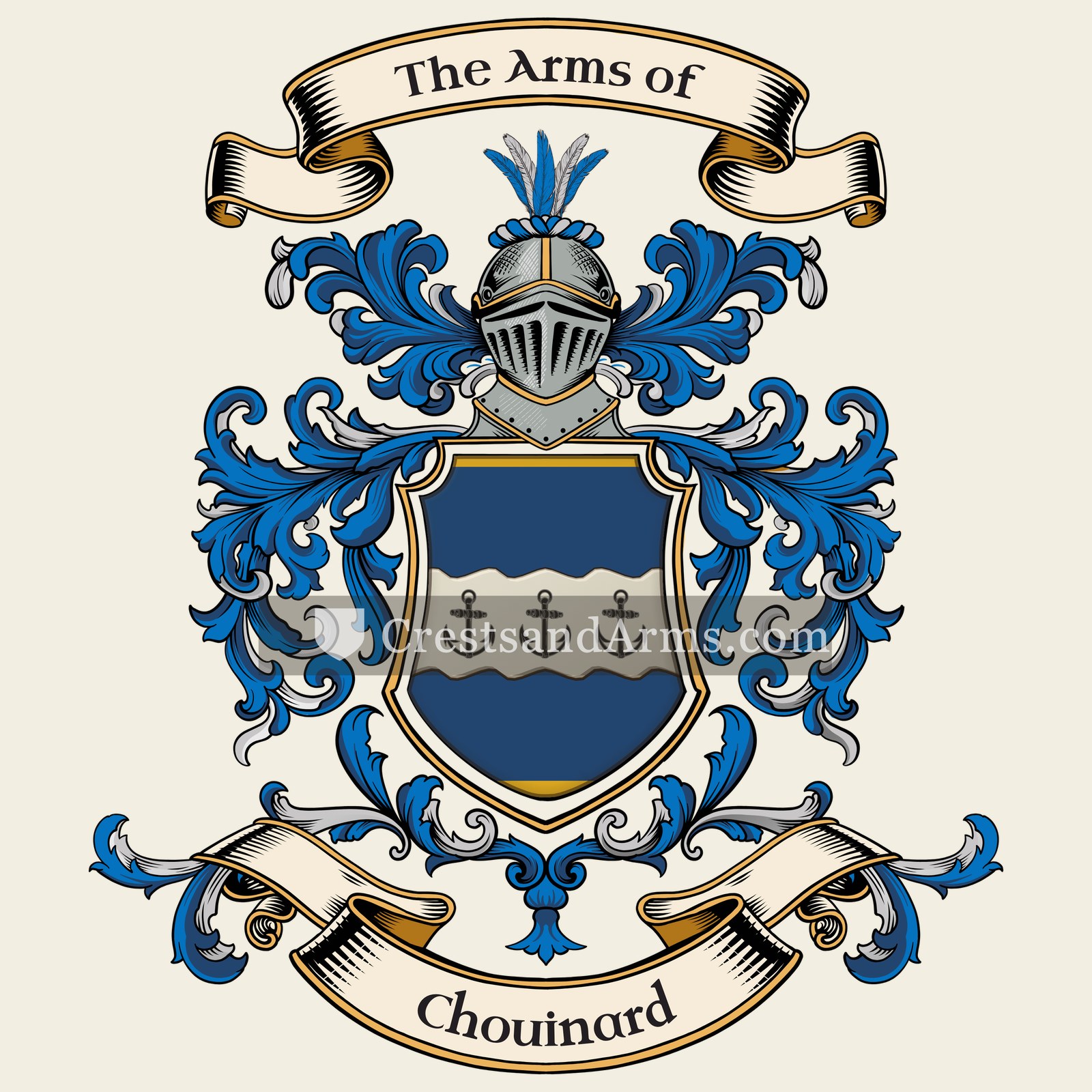 The Chouinard coat of arms