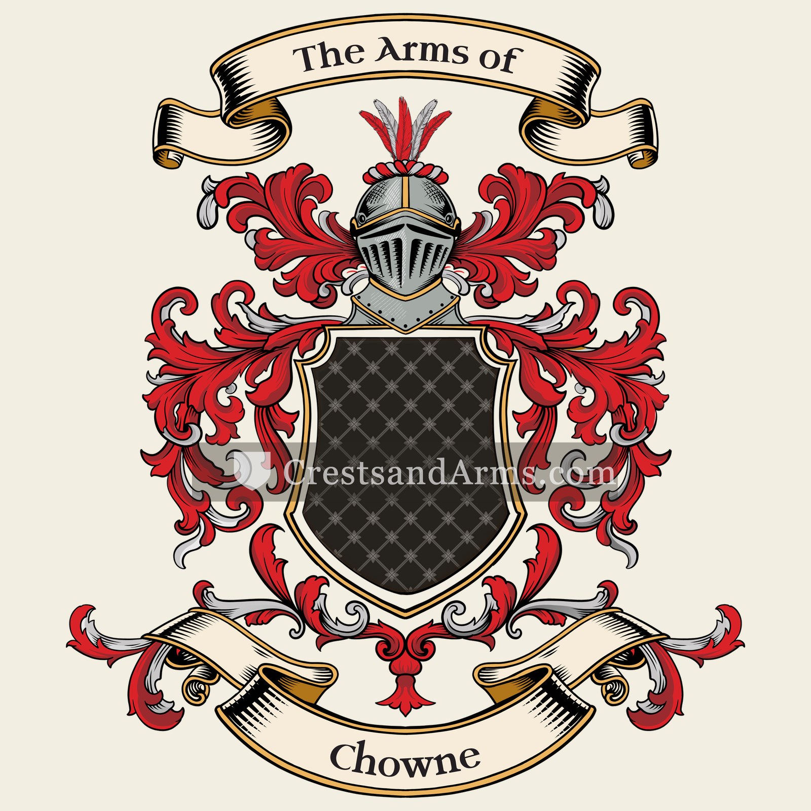 The Chowne coat of arms