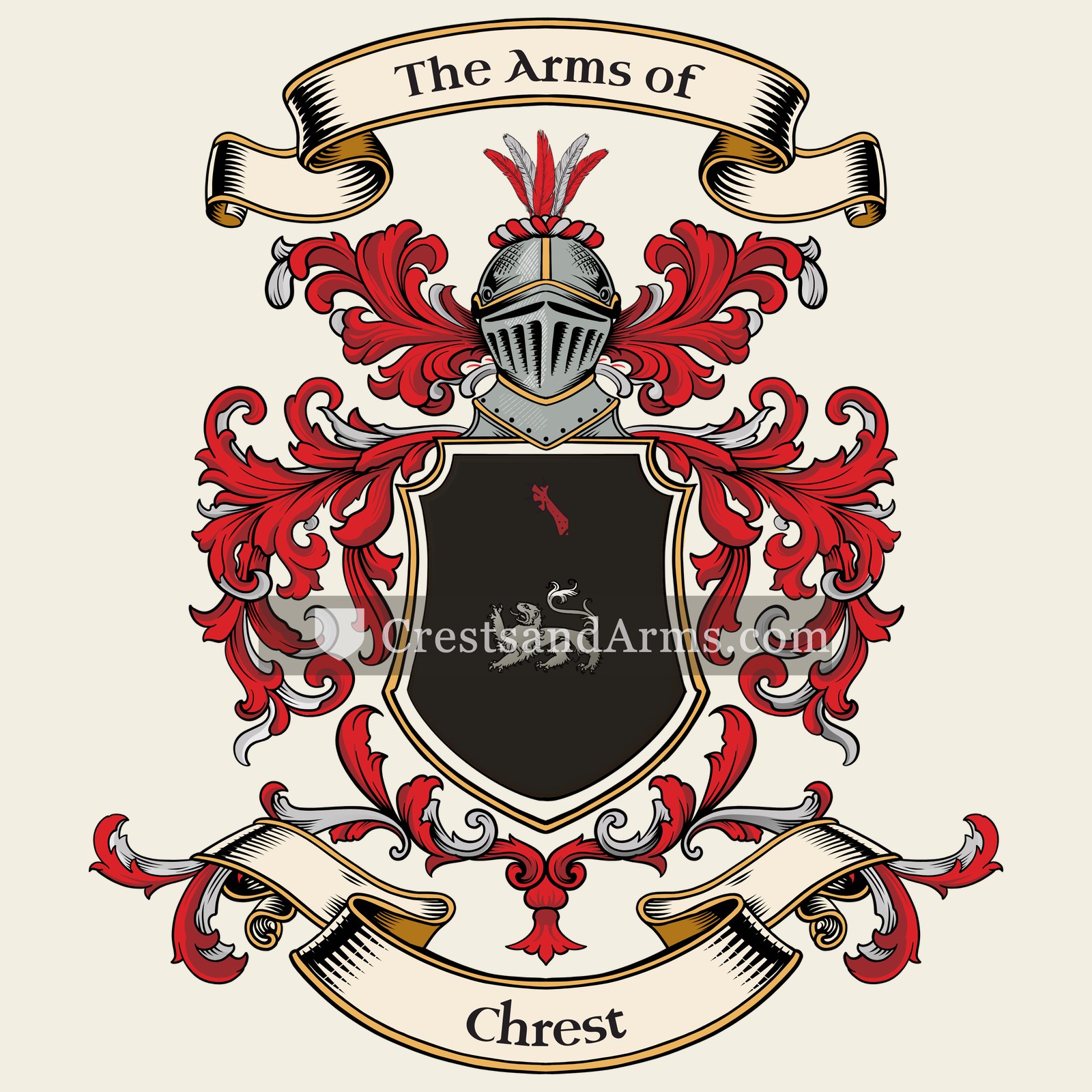 The Chrest coat of arms